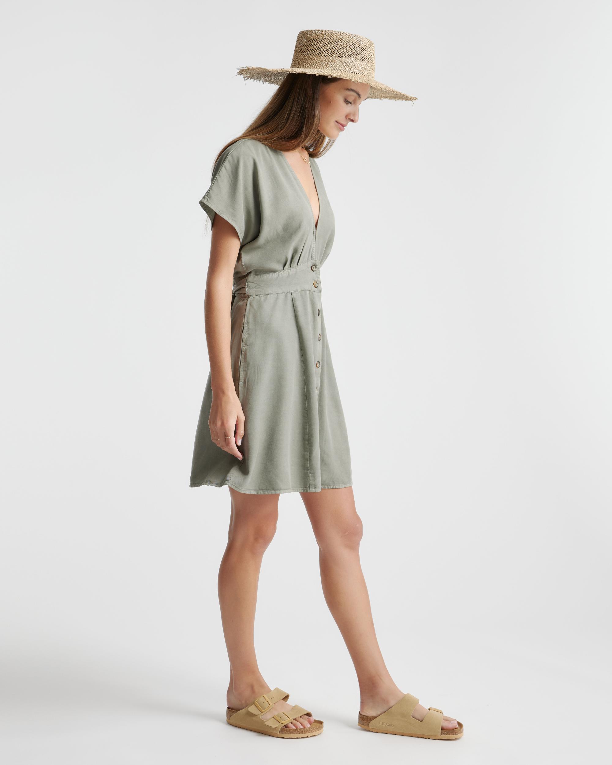 Quince | Women's Vintage Wash Tencel Button Front Dress Product Image