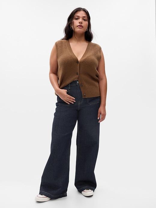 High Rise Stride Wide-Leg Jeans Product Image