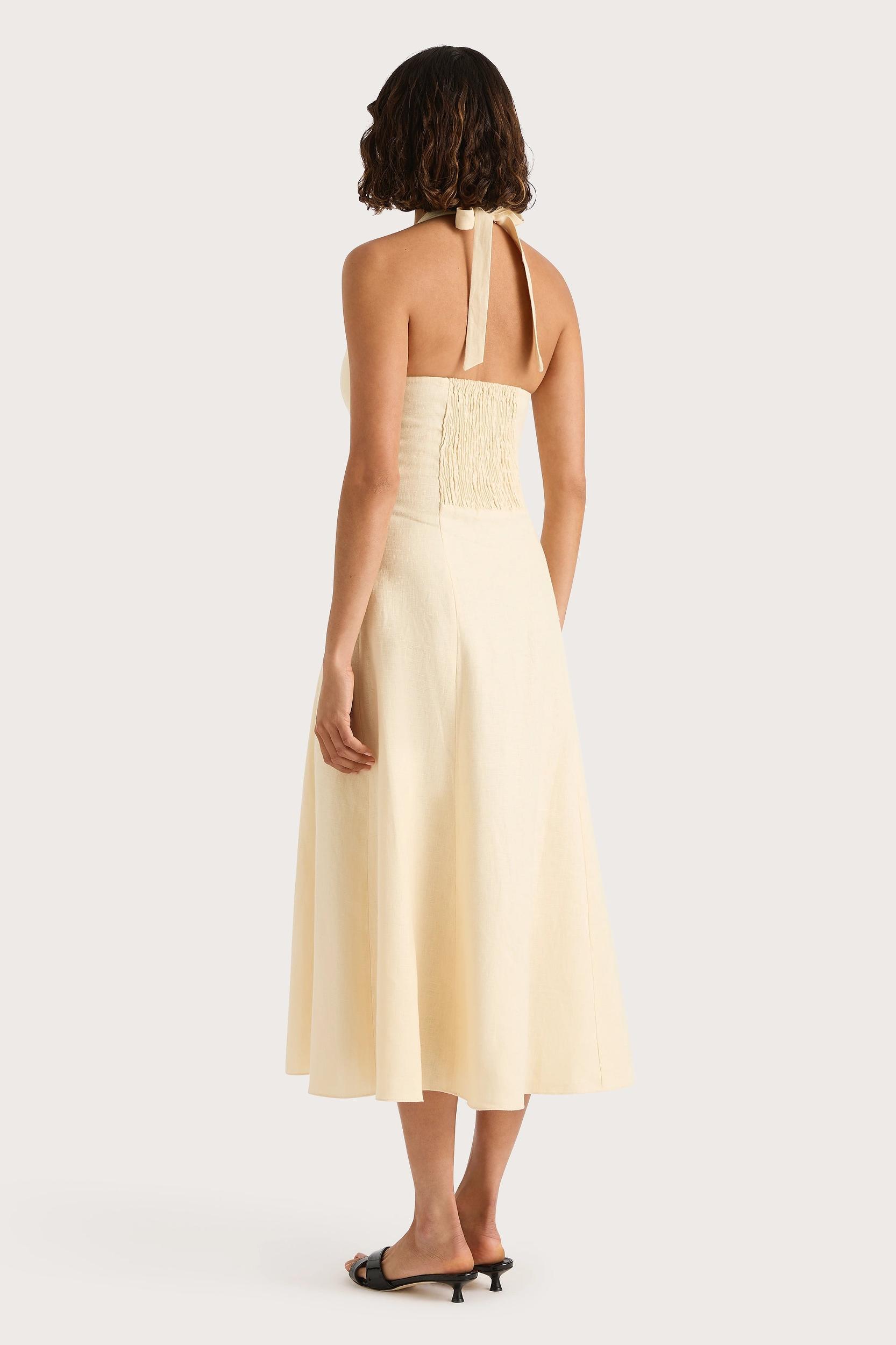 Marais Midi Dress Butter - Final Sale Product Image