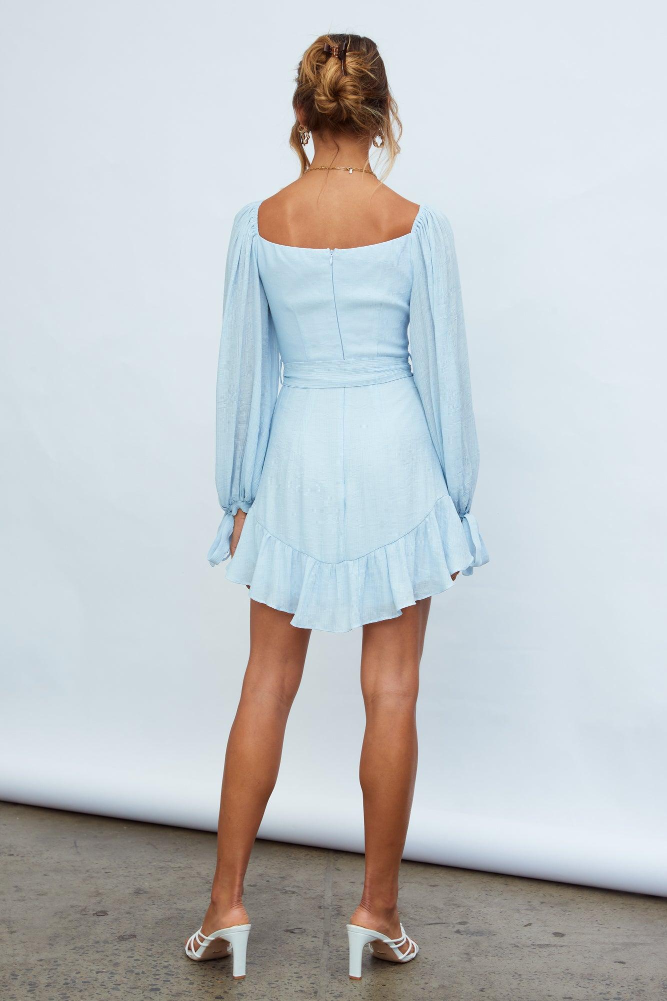 Macey Dress Steel Blue Product Image