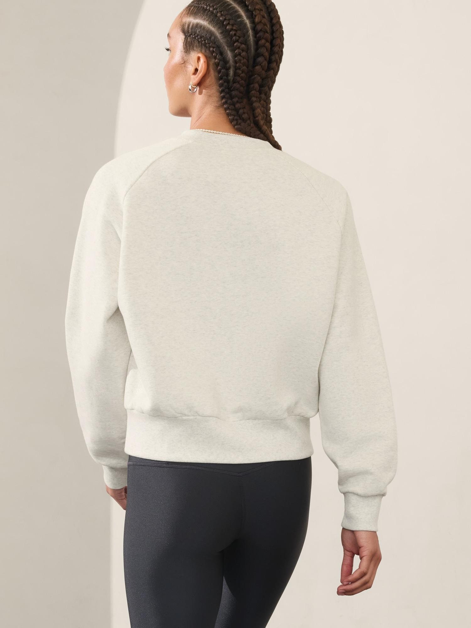 Athleta Embroidered Crew Sweatshirt Product Image