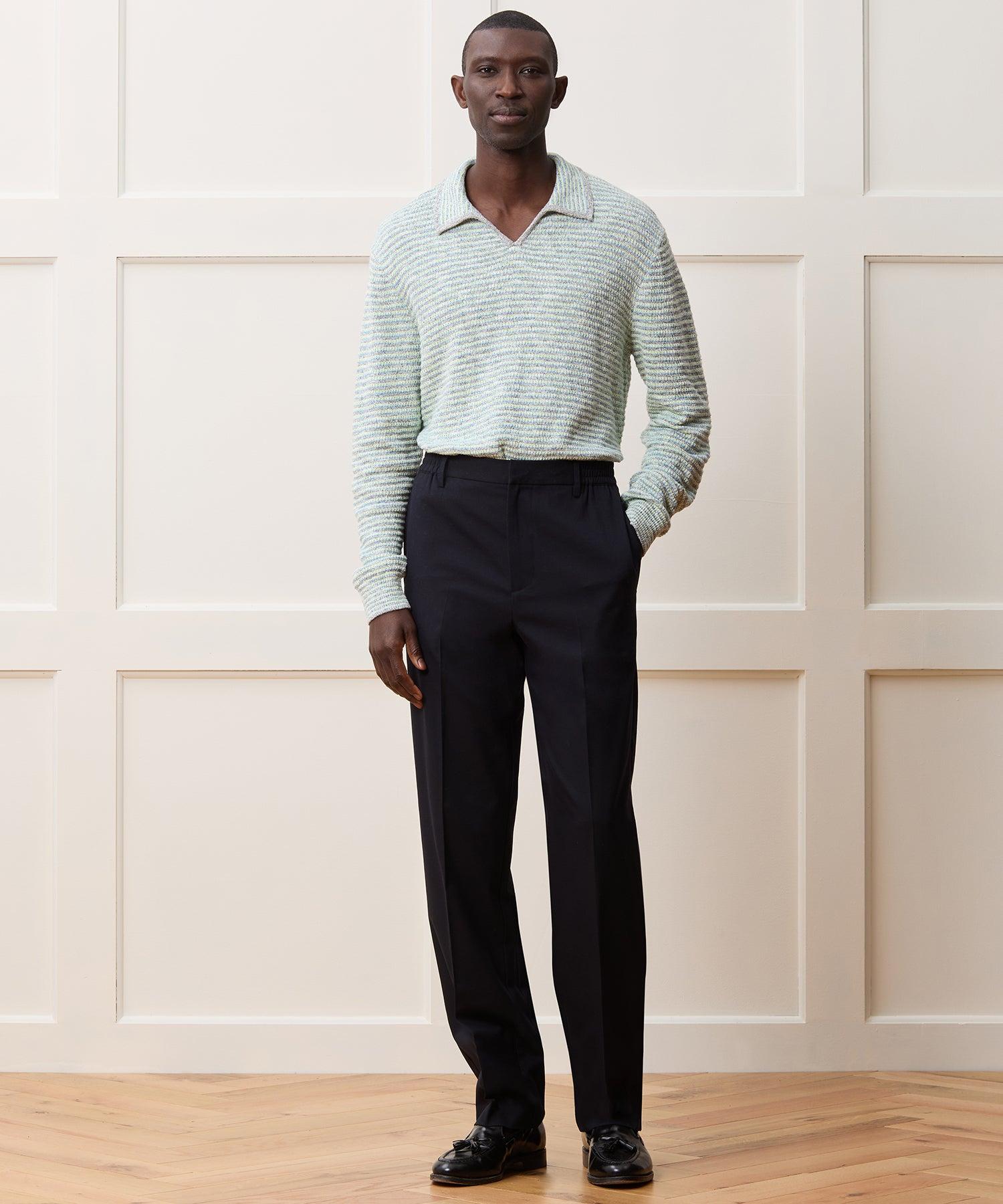 Italian Wool Cotton Modern Trouser Product Image