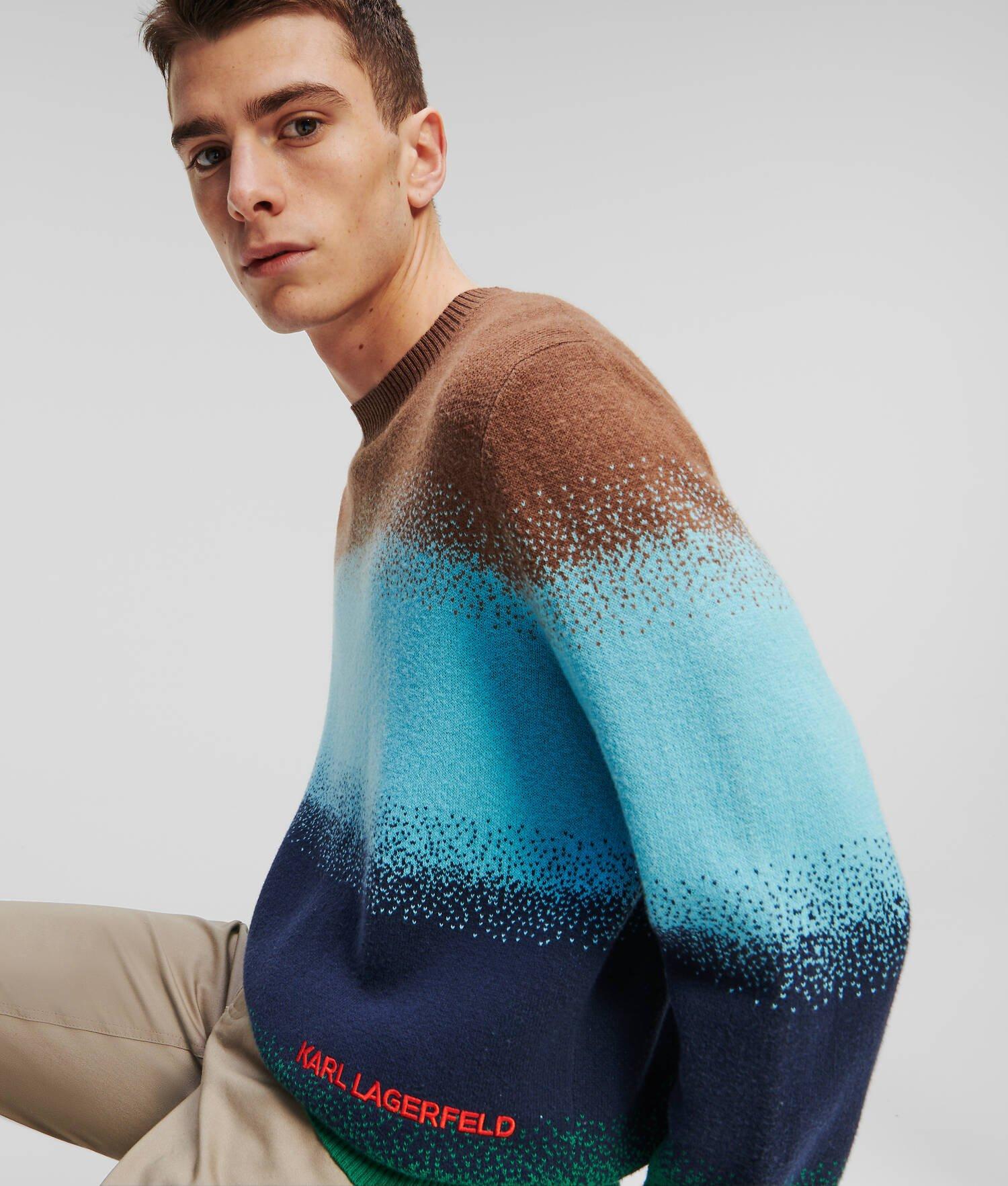 GRADIENT STRIPE SWEATER Product Image