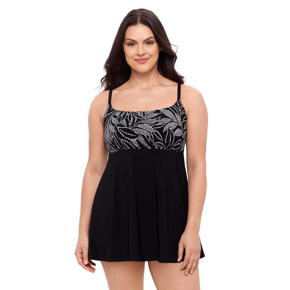 Women's Great Lengths After Hours Empire Swimdress One-Piece Swimsuit, Size: 12 Product Image