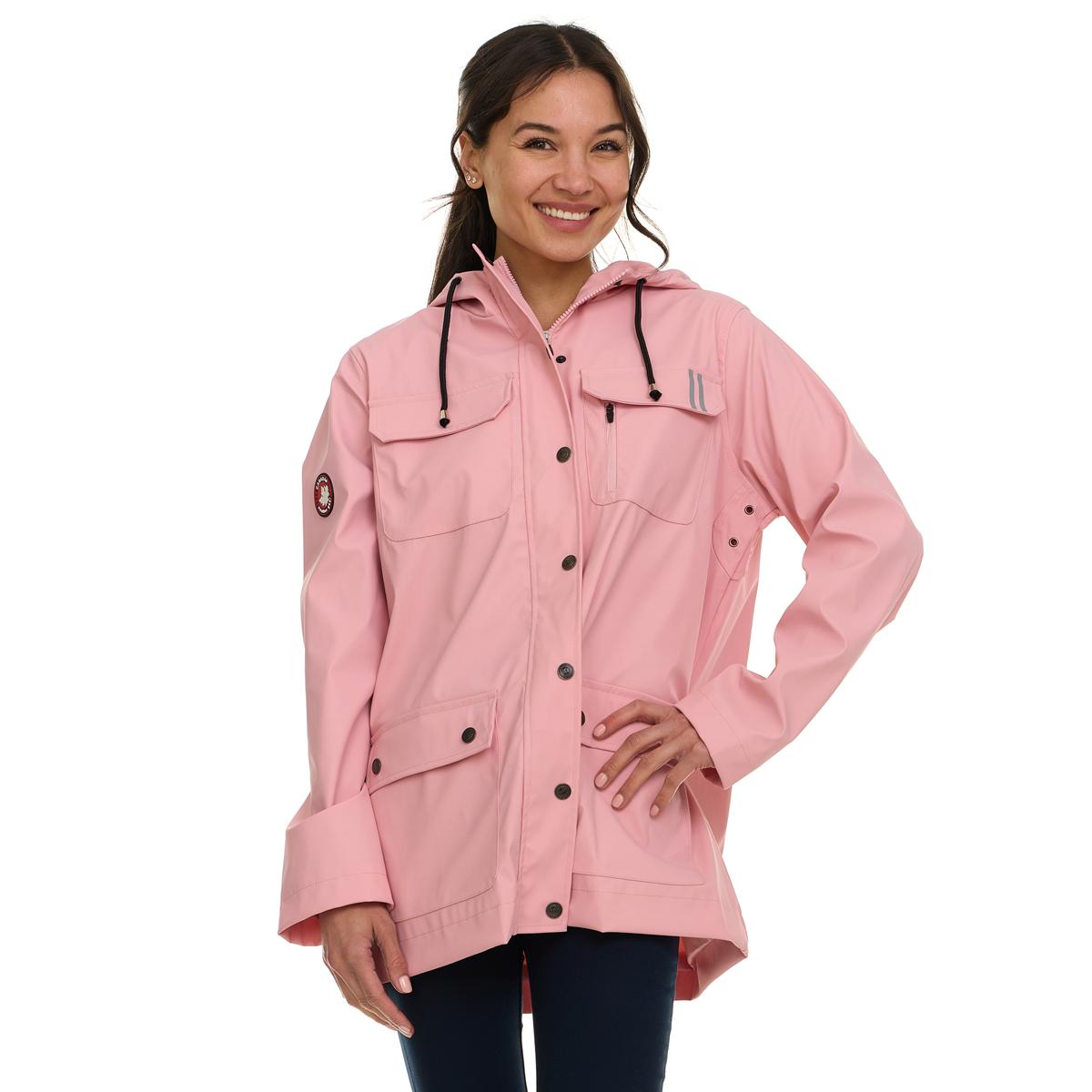 Canada Weather Gear Women's Waterproof Hooded Rain Coat Product Image