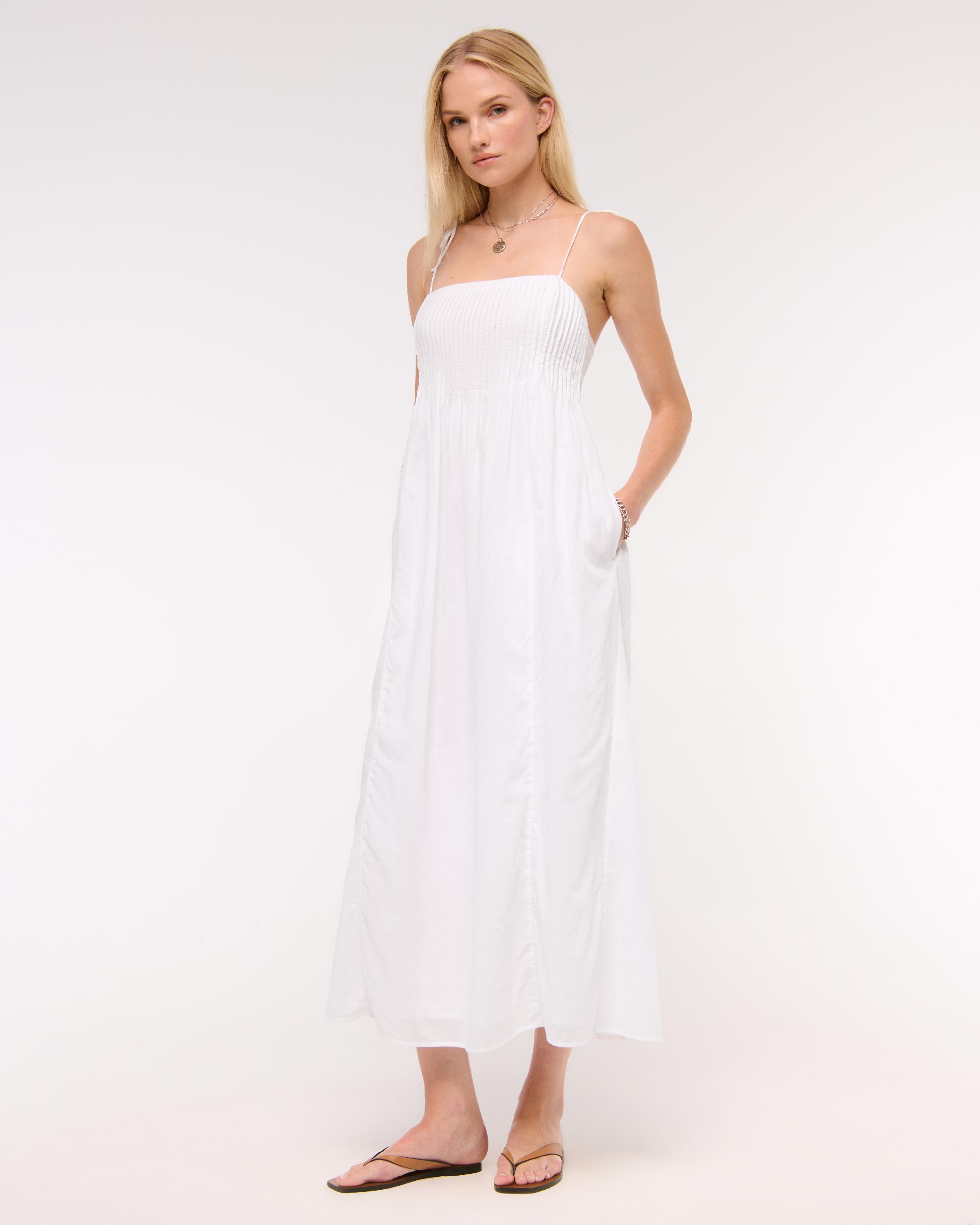 Pintuck Flowy Maxi Dress Product Image