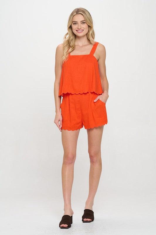 Sunset Glow Scalloped Set Product Image