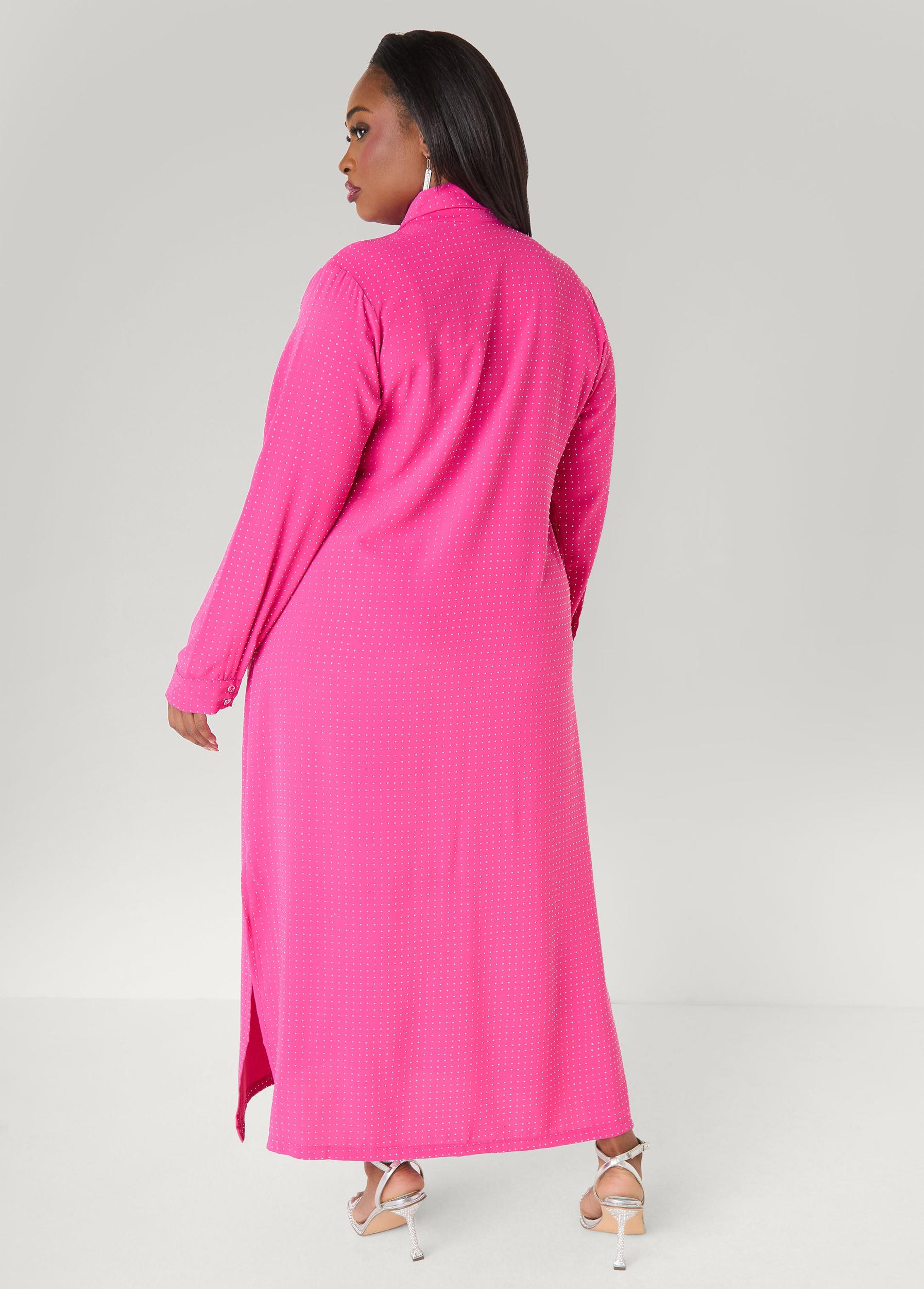 Studded Maxi Shirtdress Product Image