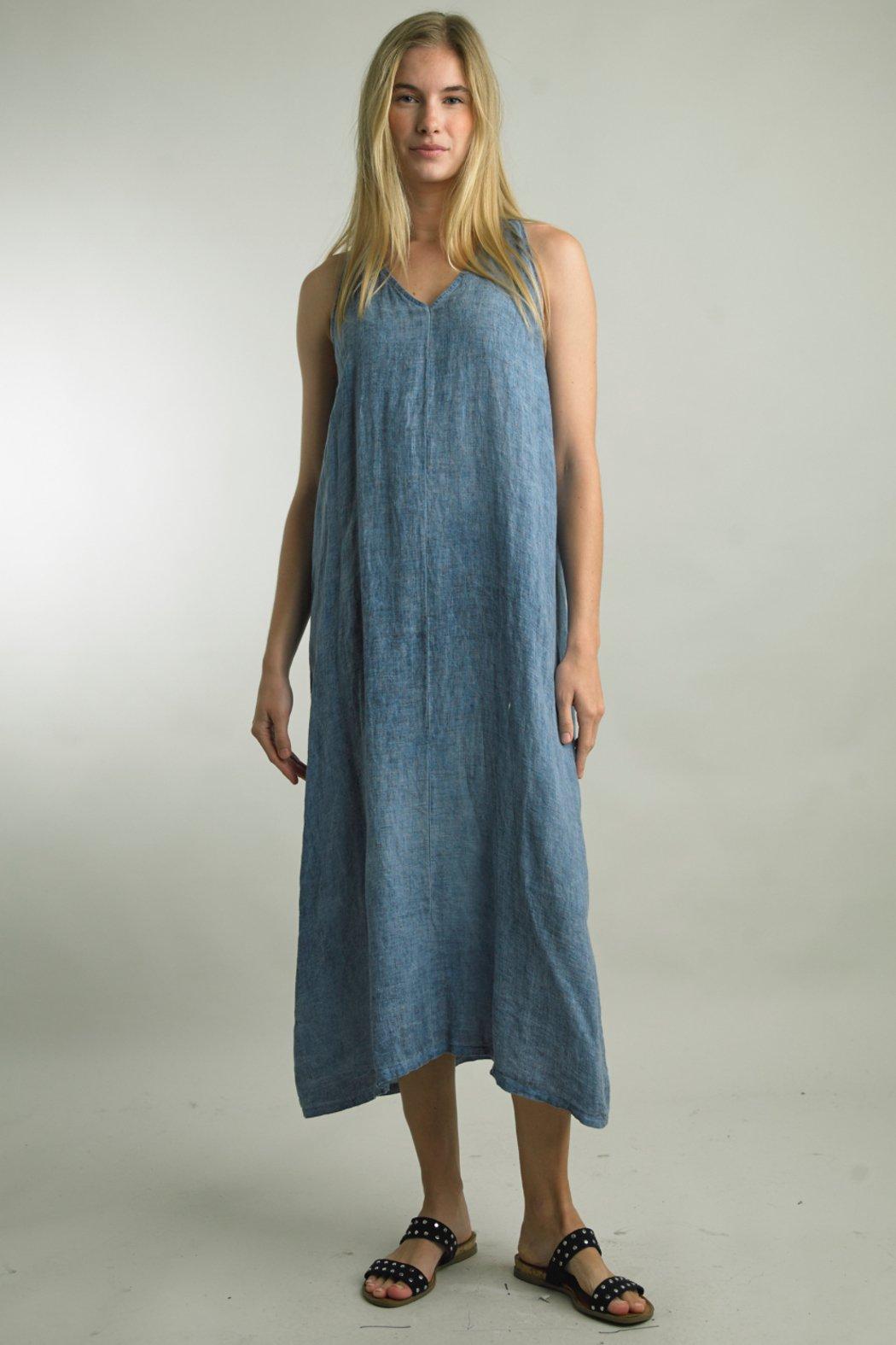 Linen Maxi Dress Product Image