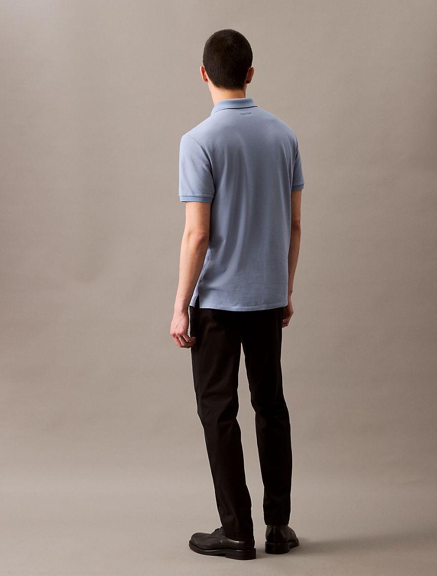 Tech Pique Zip Polo Shirt Product Image