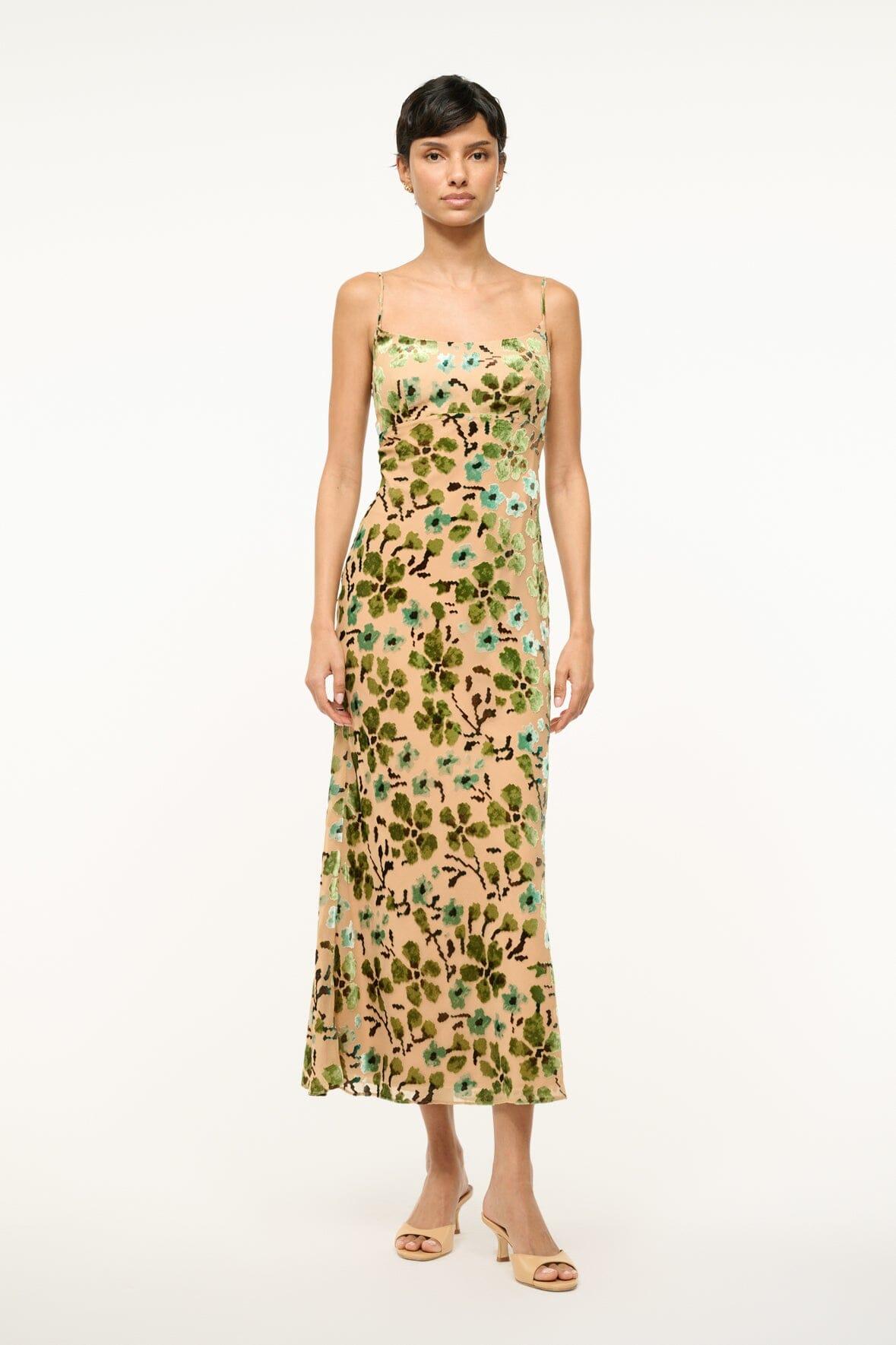 DIANNA DRESS | MOSS FLORAL TAPESTRY Product Image