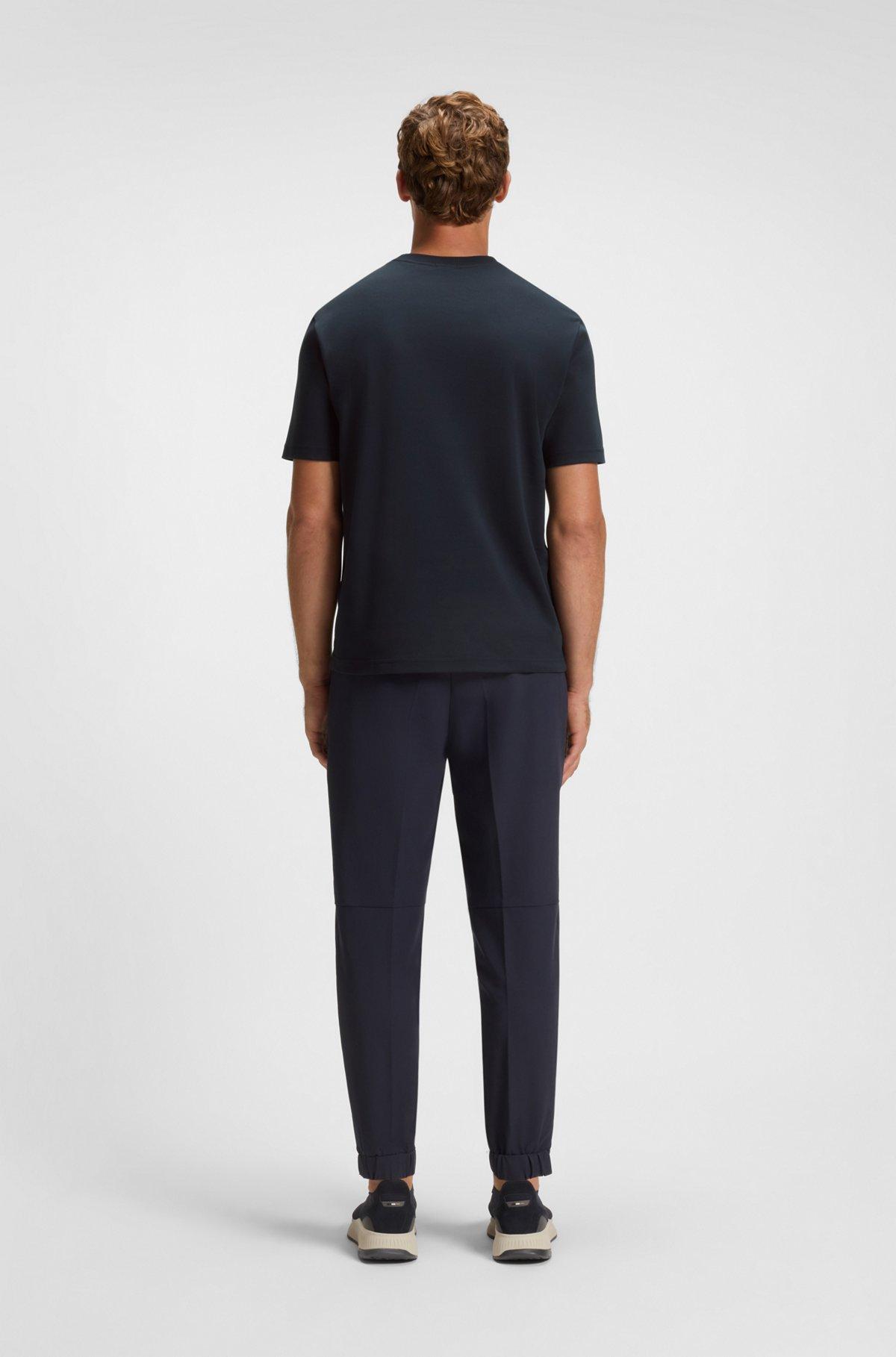 Structured-logo T-shirt in cotton jersey Product Image