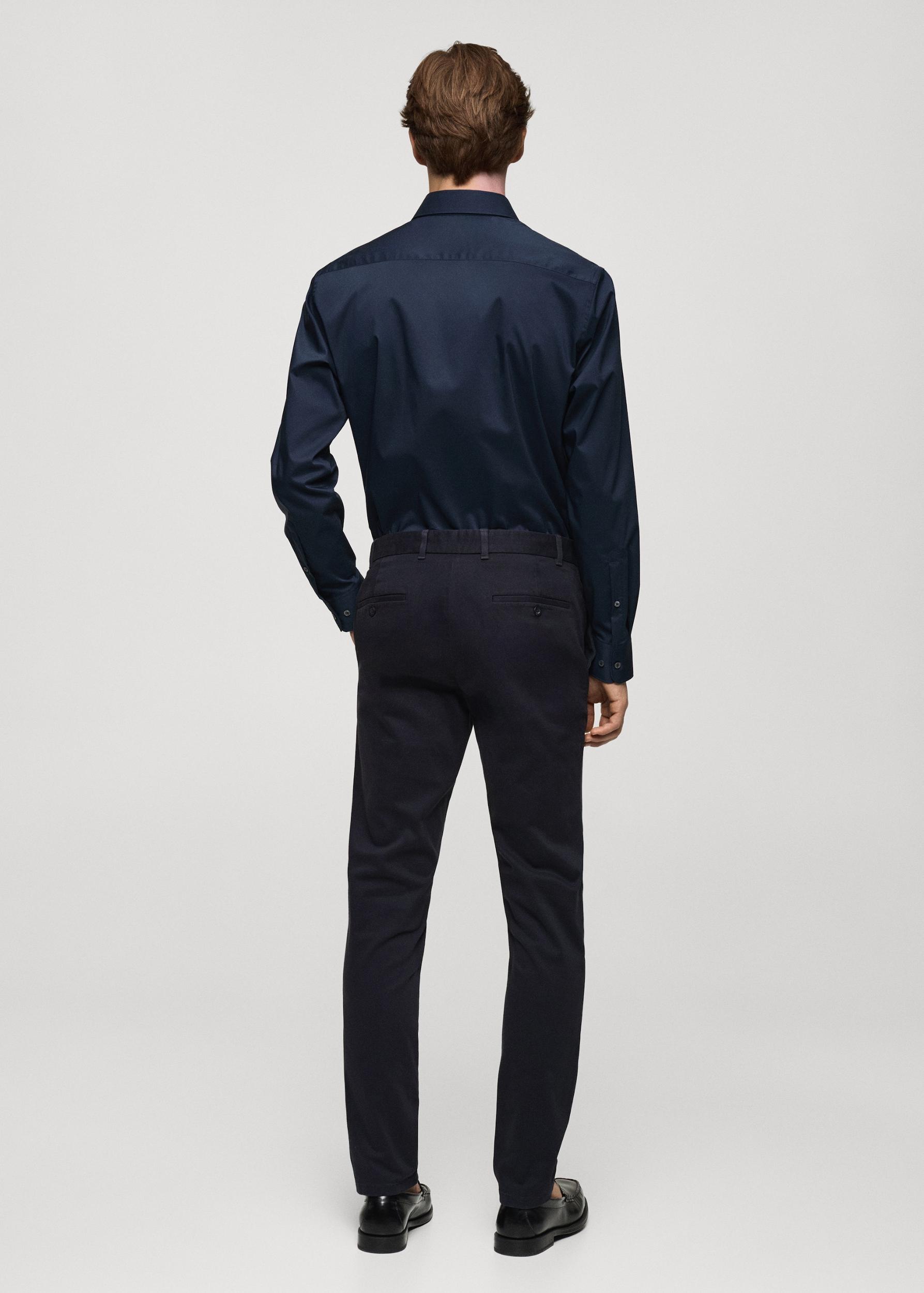 Slim fit serge chino pants - Men | MANGO USA Product Image