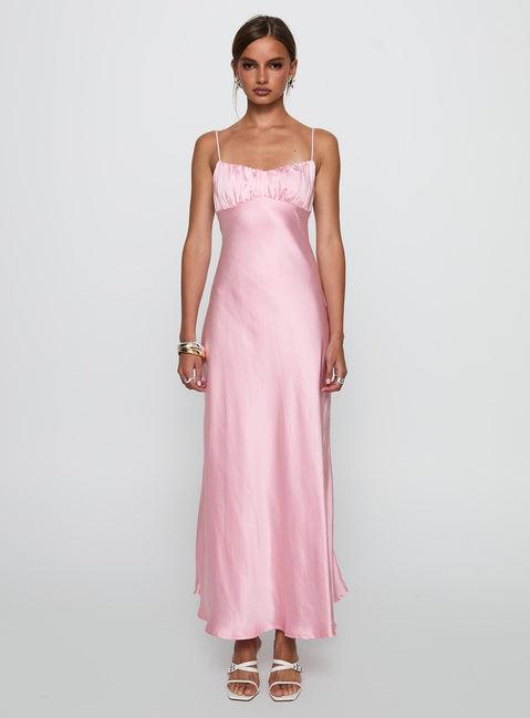Penelopi Maxi Dress Pink Product Image