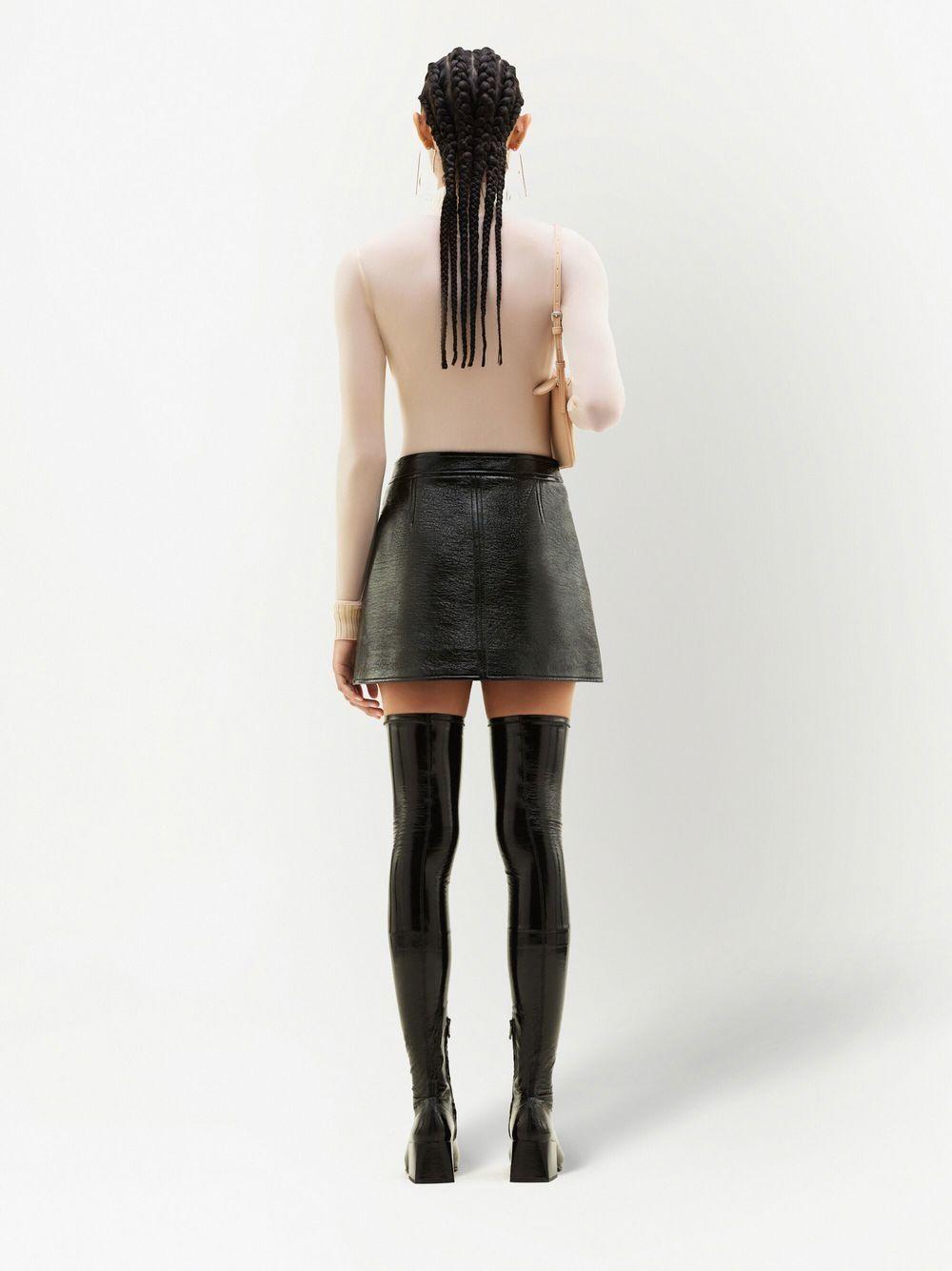 vinyl mini skirt  Product Image