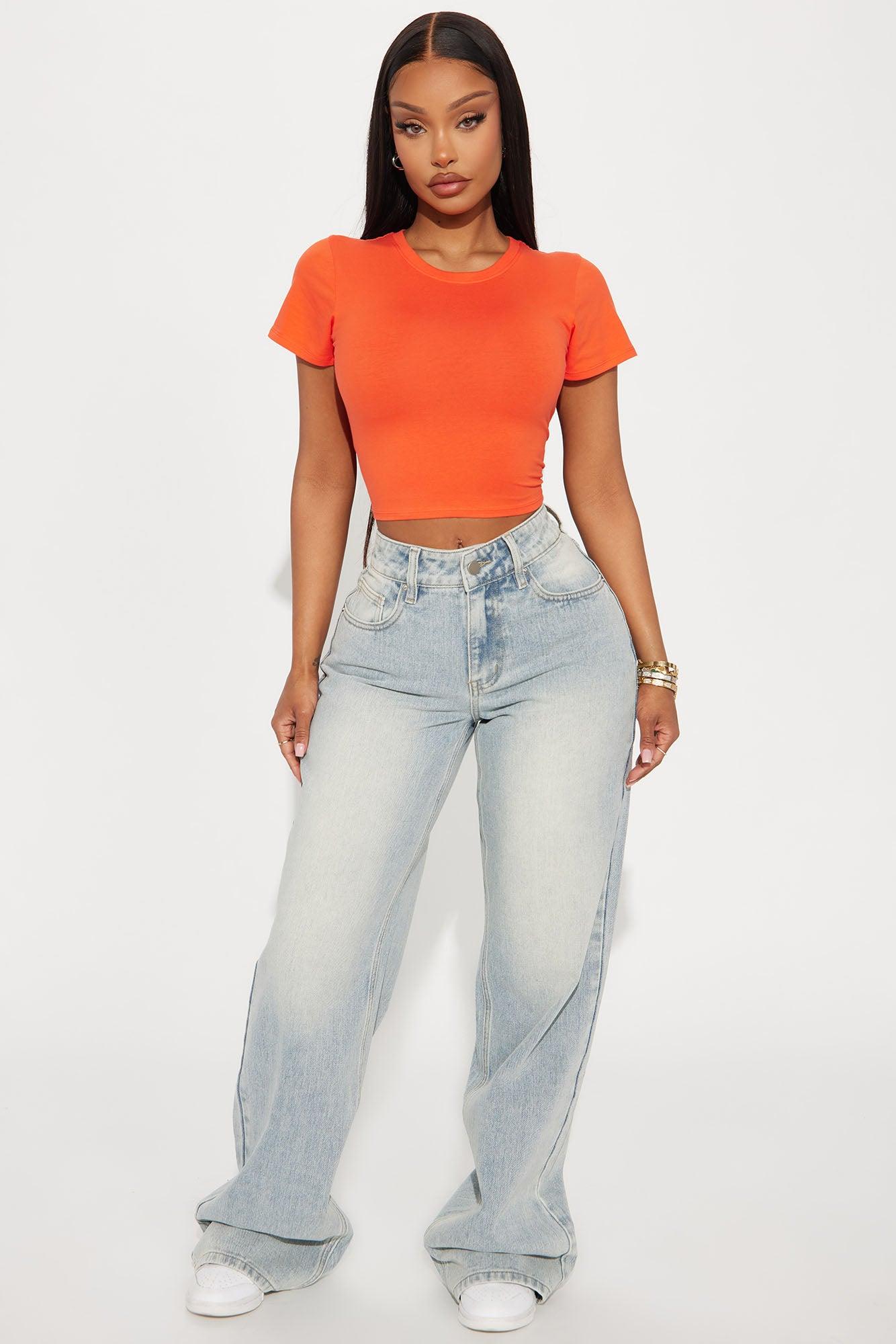 Robin Crop Top - Orange Product Image