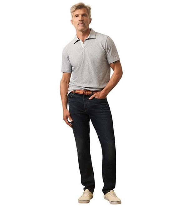 Faherty Slim Fit Stretch Terry Indigo 5-Pocket Pants Product Image