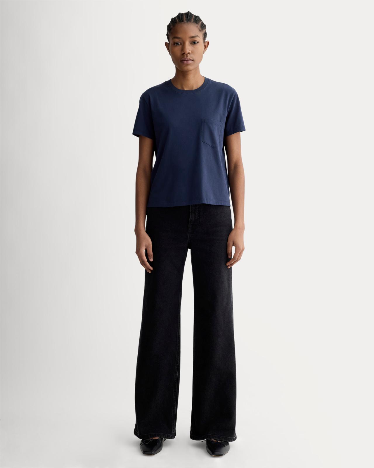 Womens Box-Cut T-Shirt in Essential Cotton by Everlane Product Image