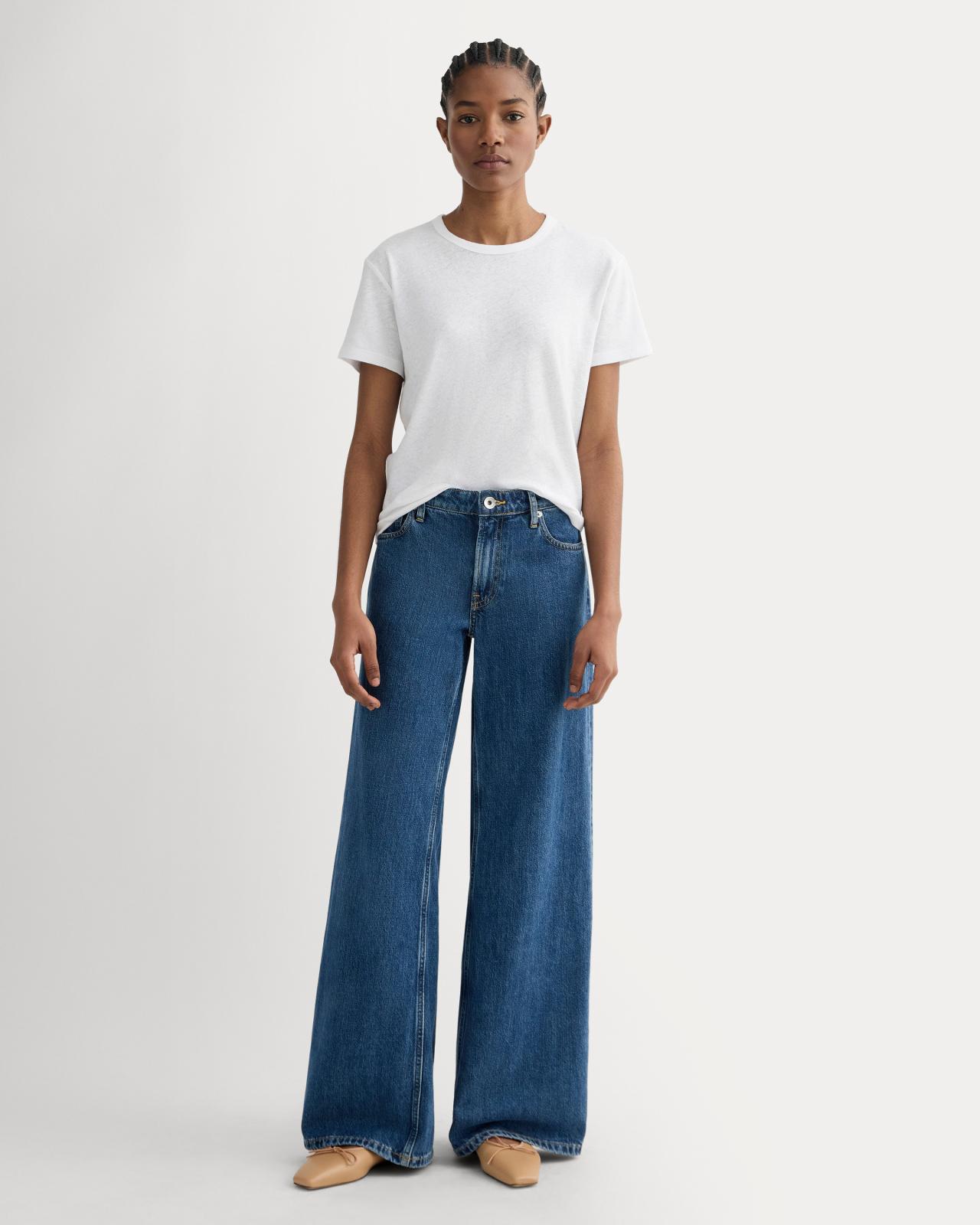 Womens Box-Cut T-Shirt in Cotton Linen by Everlane Product Image