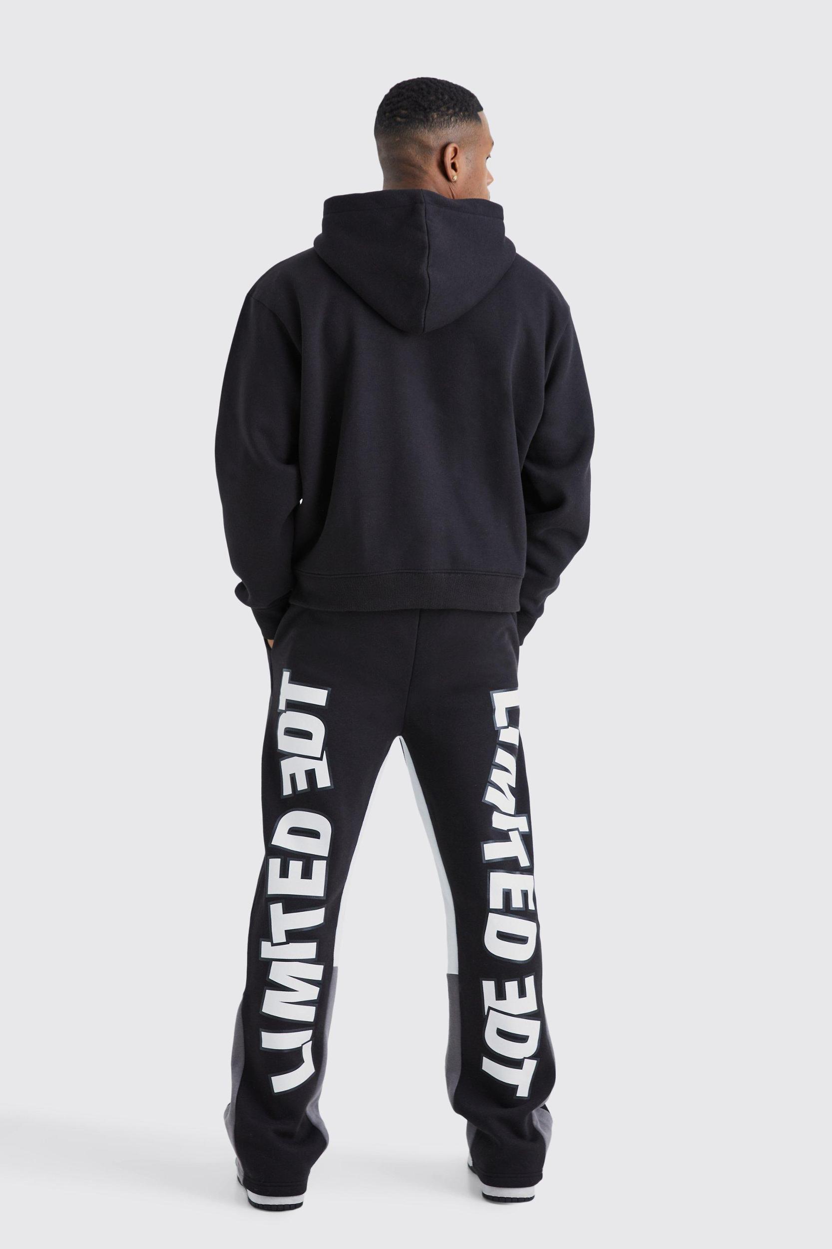 Regular Fit Limited Edition Gusset Sweatpants | boohooMAN USA Product Image
