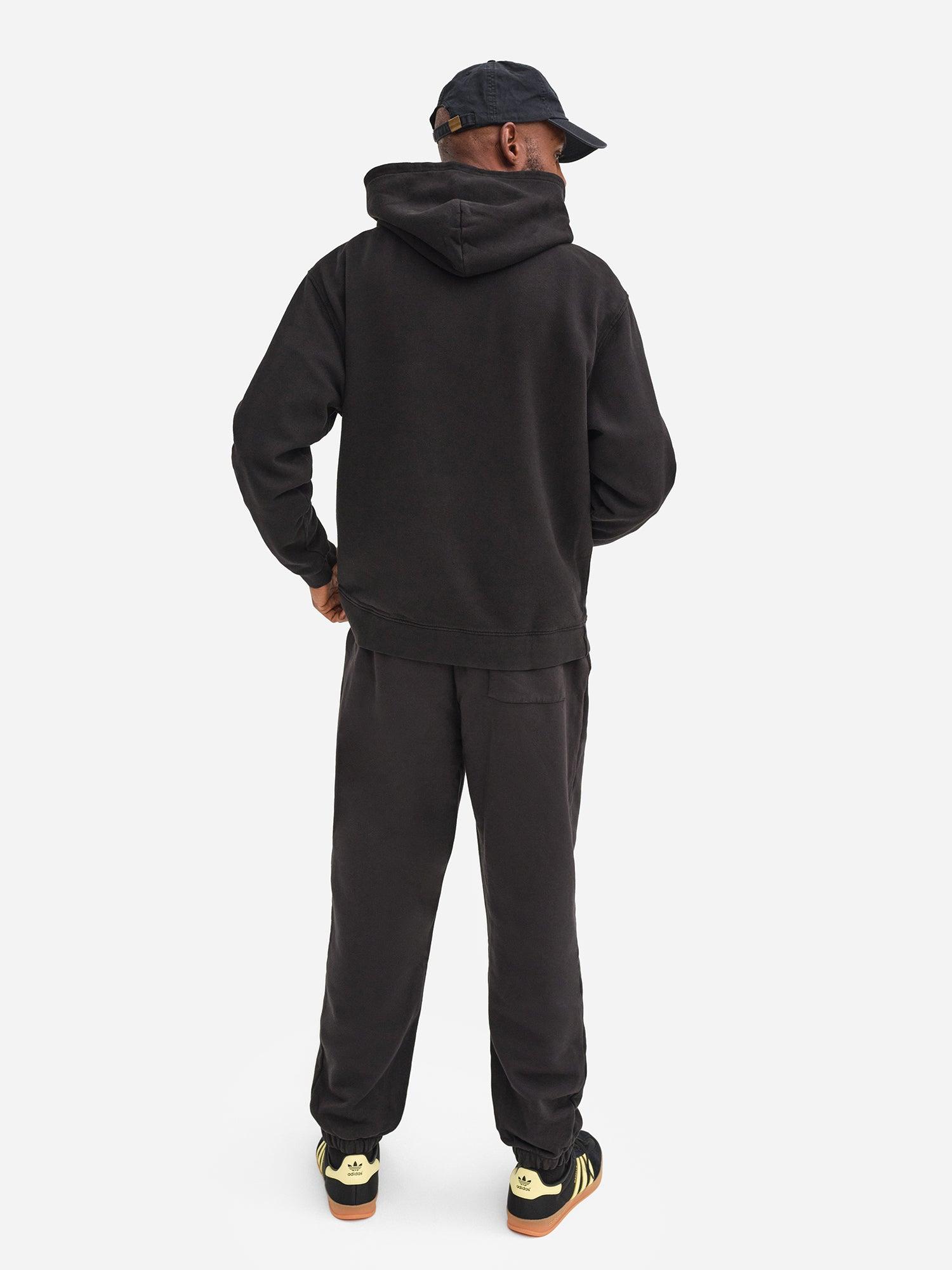 Men's Organic Fleece Hoodie Male Product Image