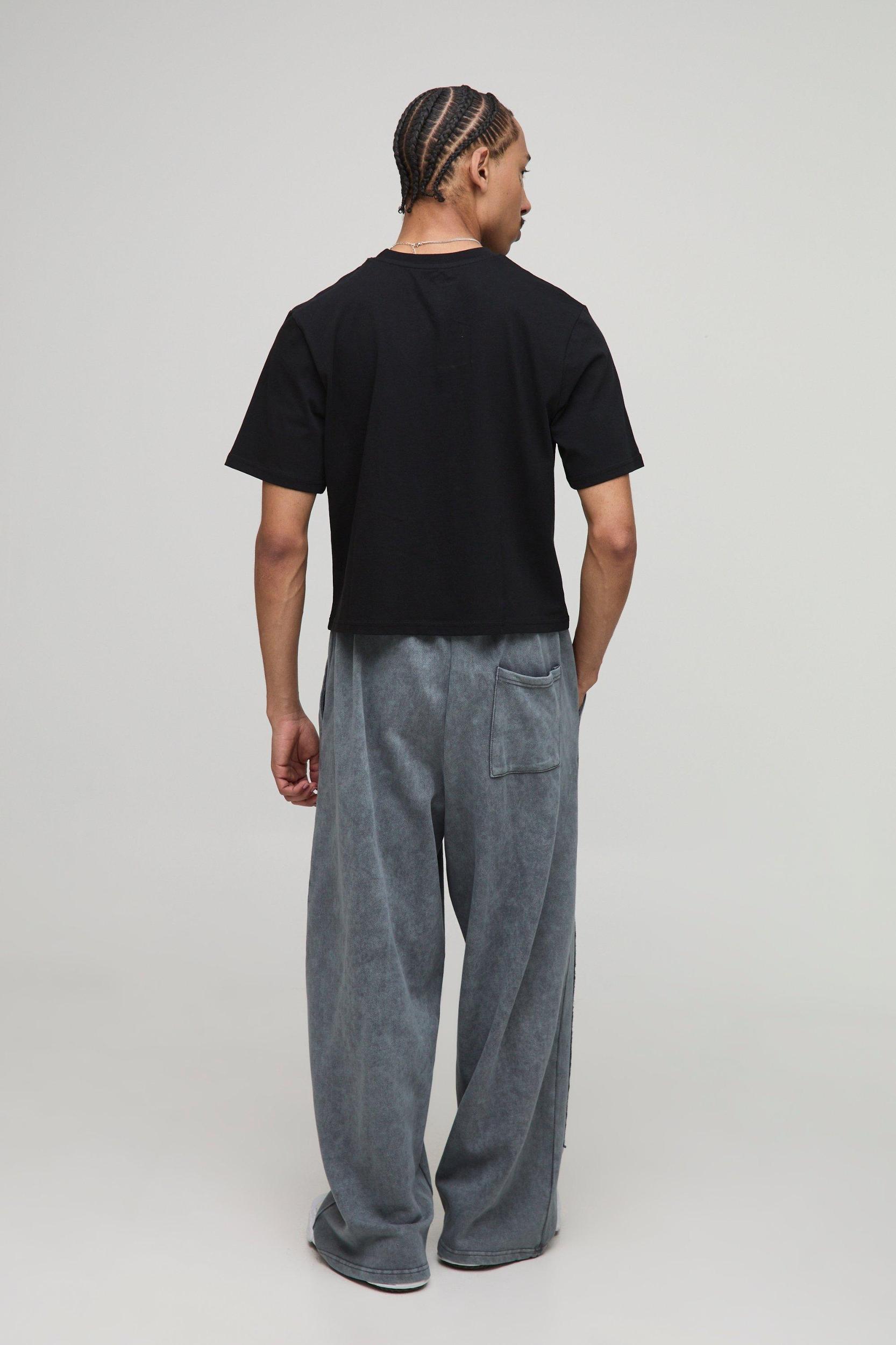 Relaxed Wide Leg Carpenter Sweatpants | boohooMAN USA Product Image