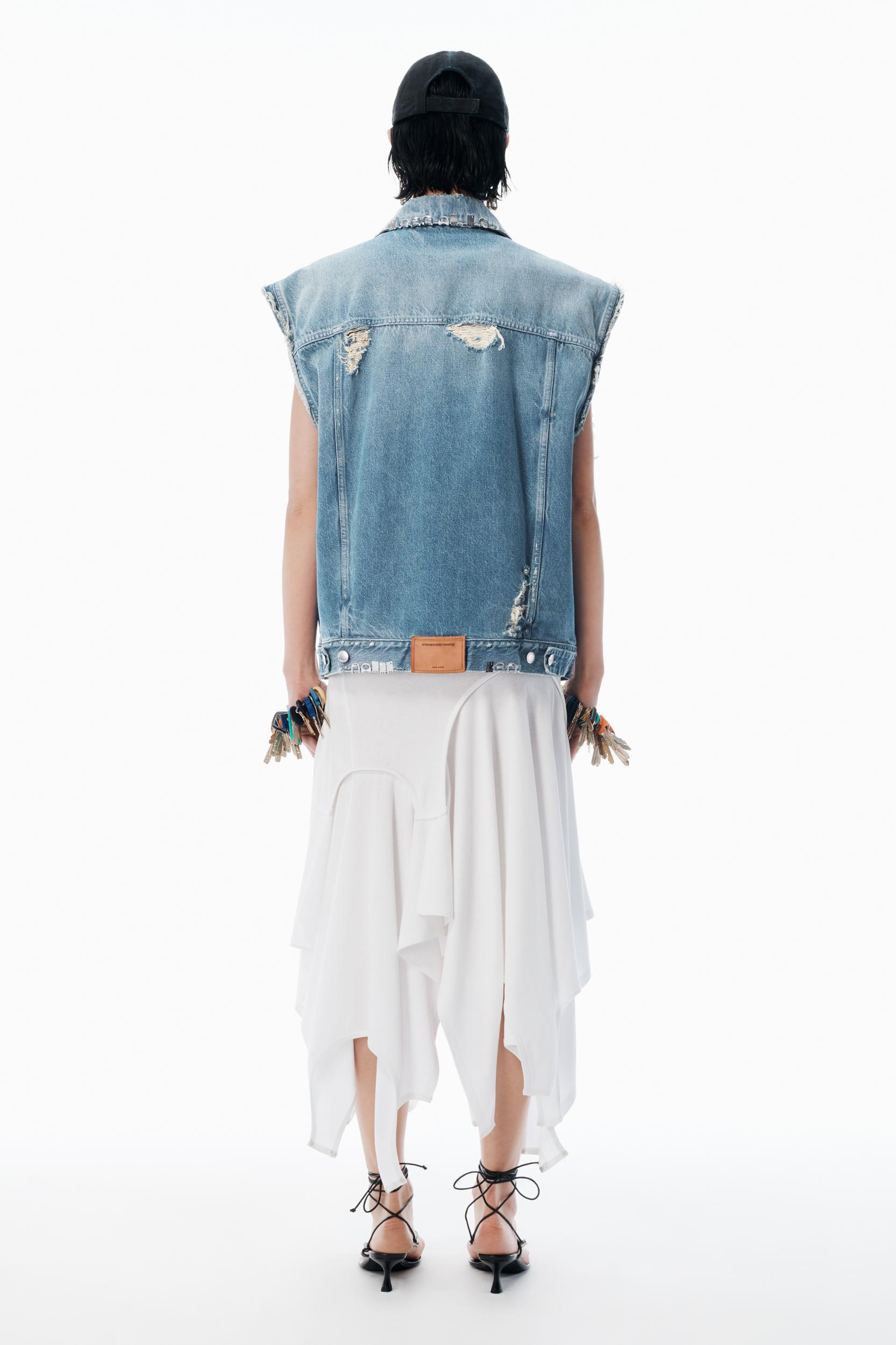 Regen Denim Oversized Vest Product Image