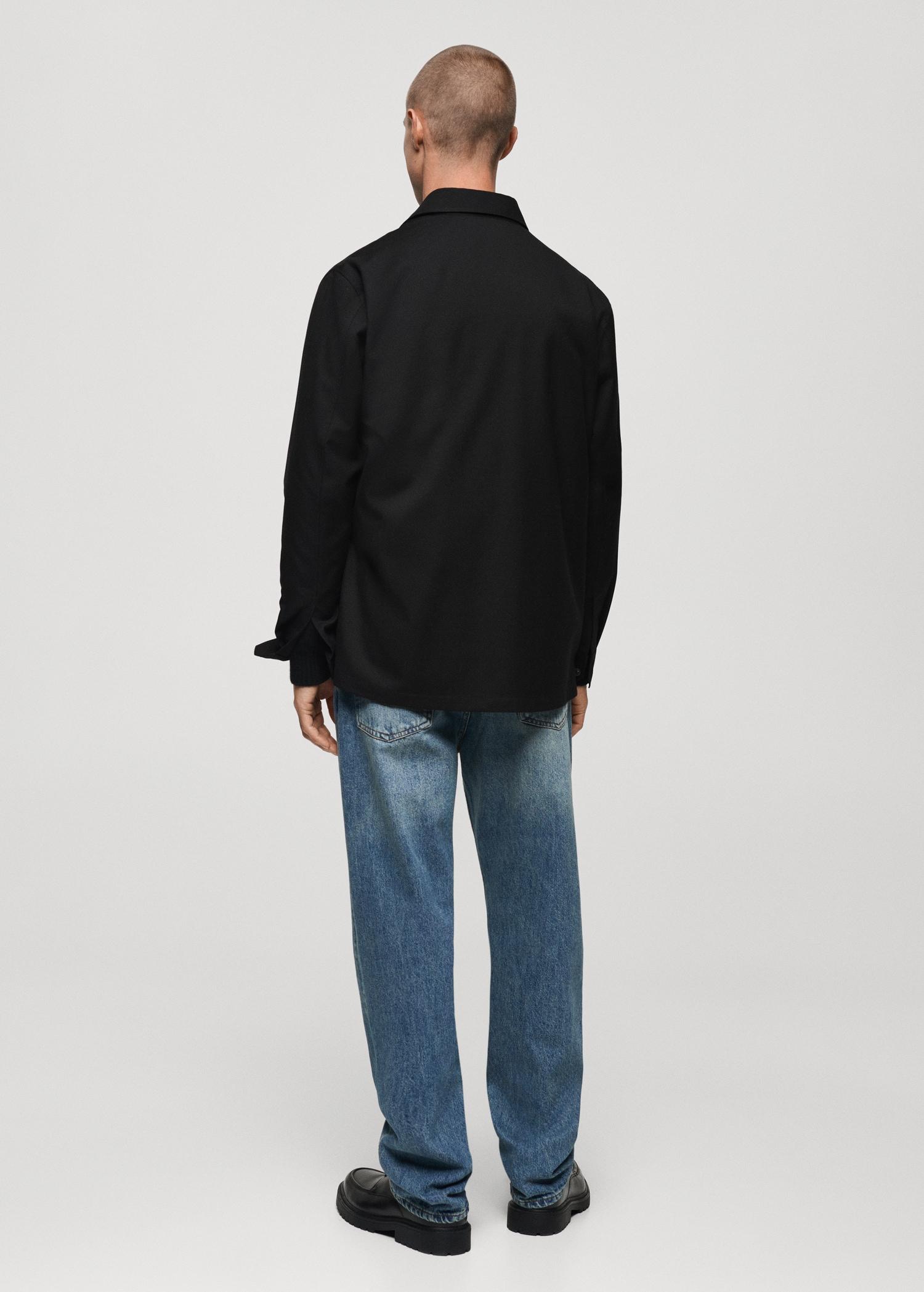 Regular fit pockets overshirt - Men | MANGO USA Product Image