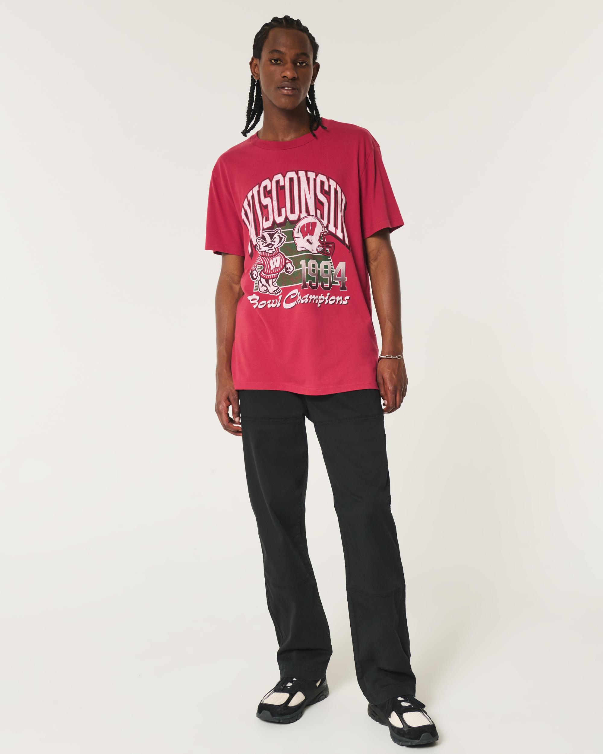 Relaxed Wisconsin Badgers Graphic Tee Product Image