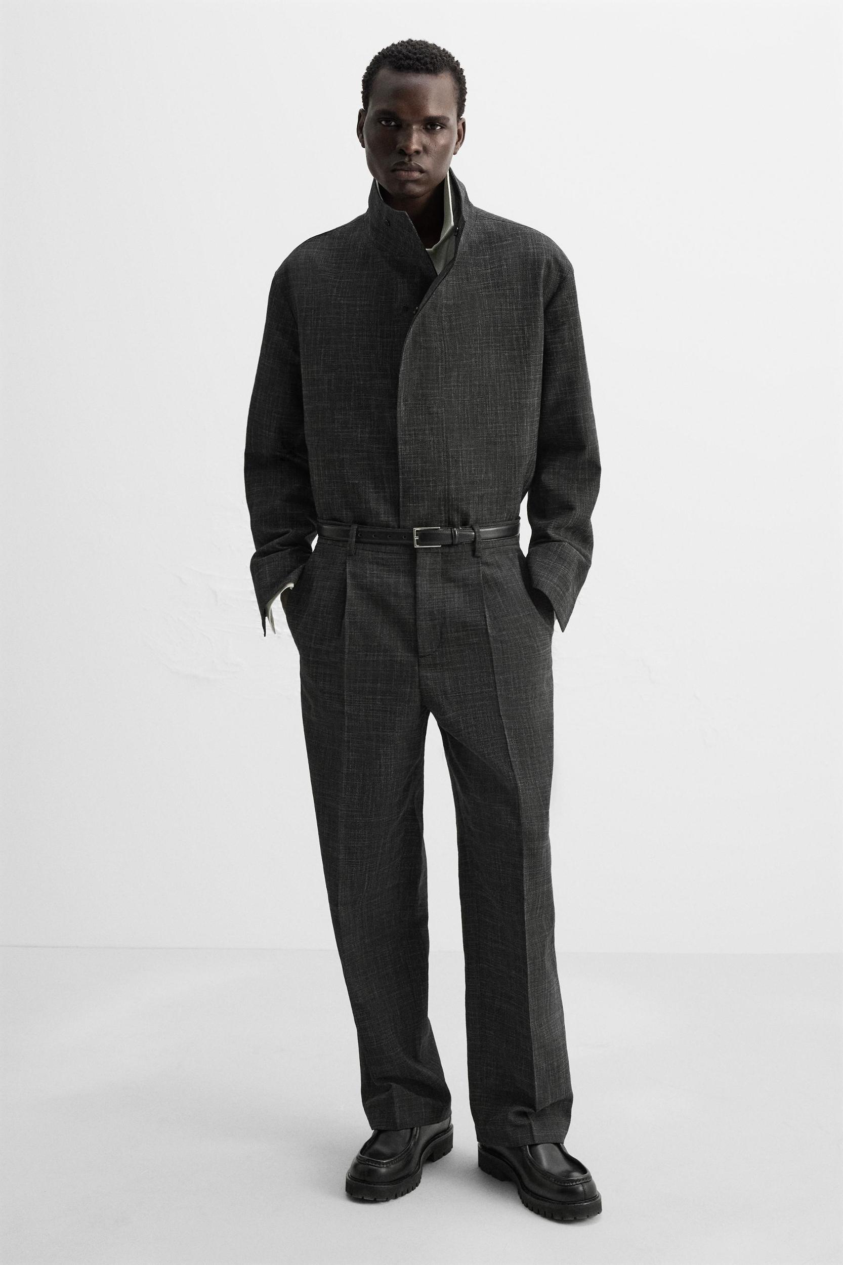 LEATHER SHOES WITH RAISED SEAM Product Image