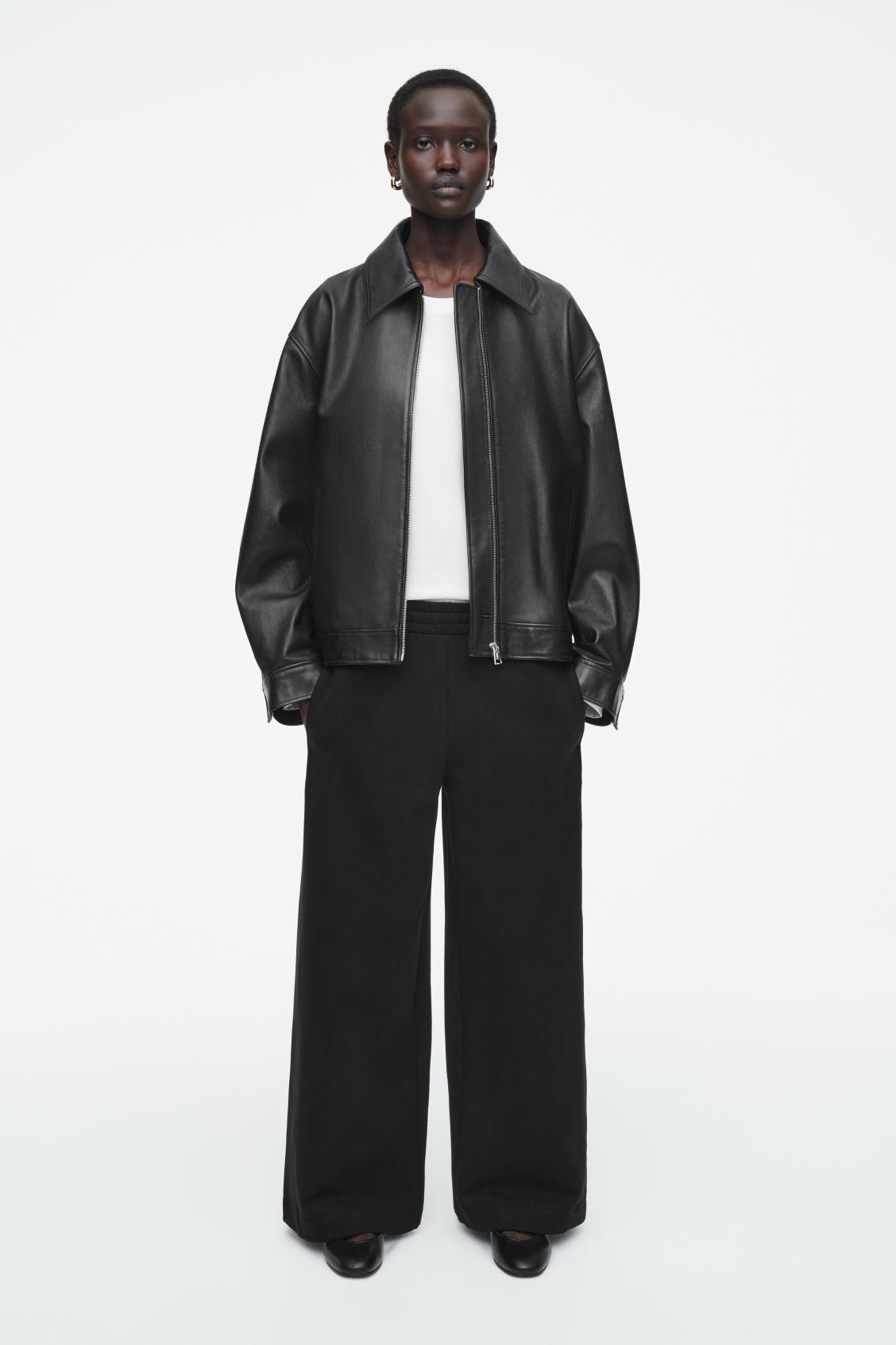 JERSEY WIDE-LEG JOGGERS Product Image