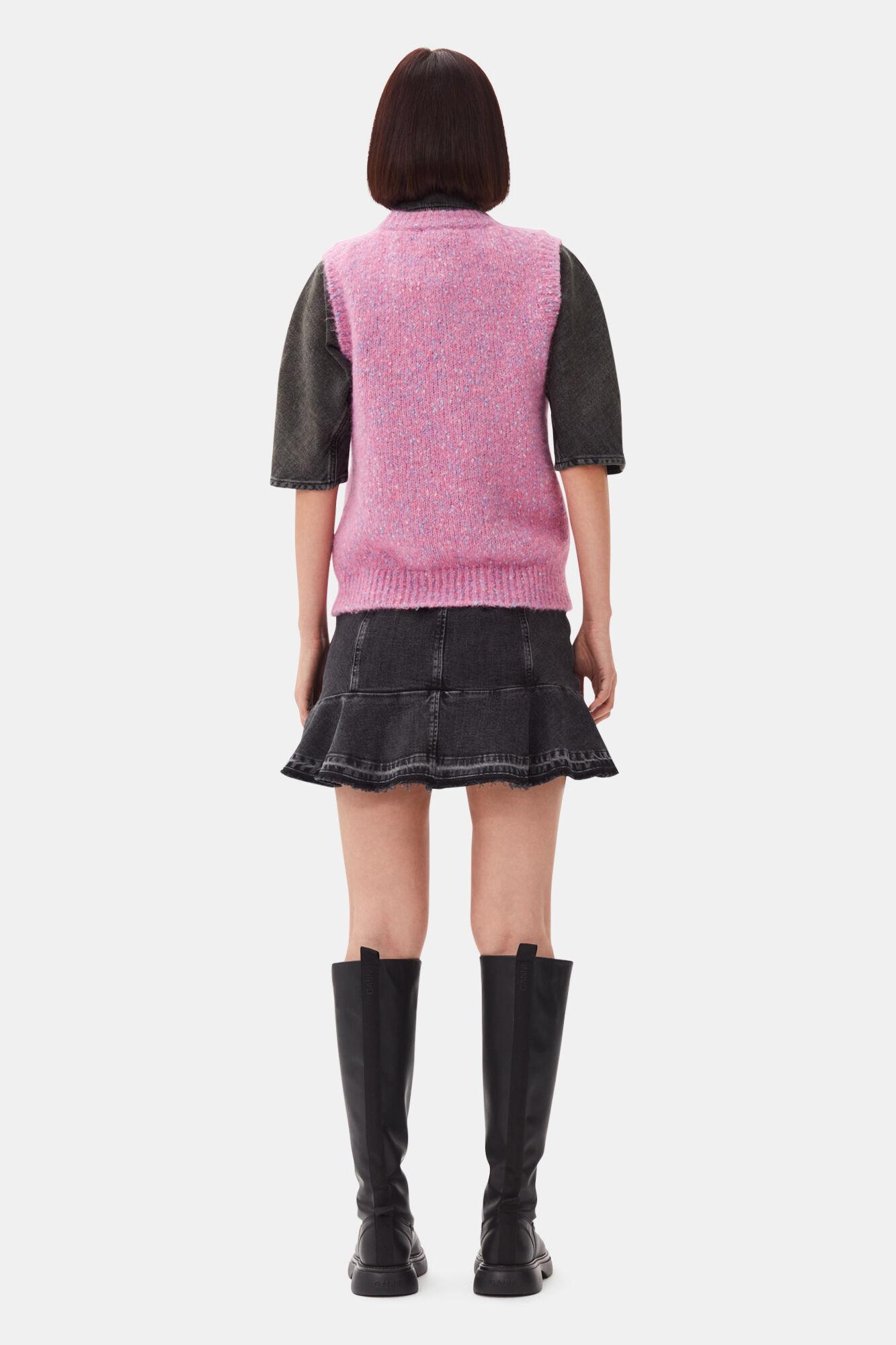 Pink Knit Vest Product Image