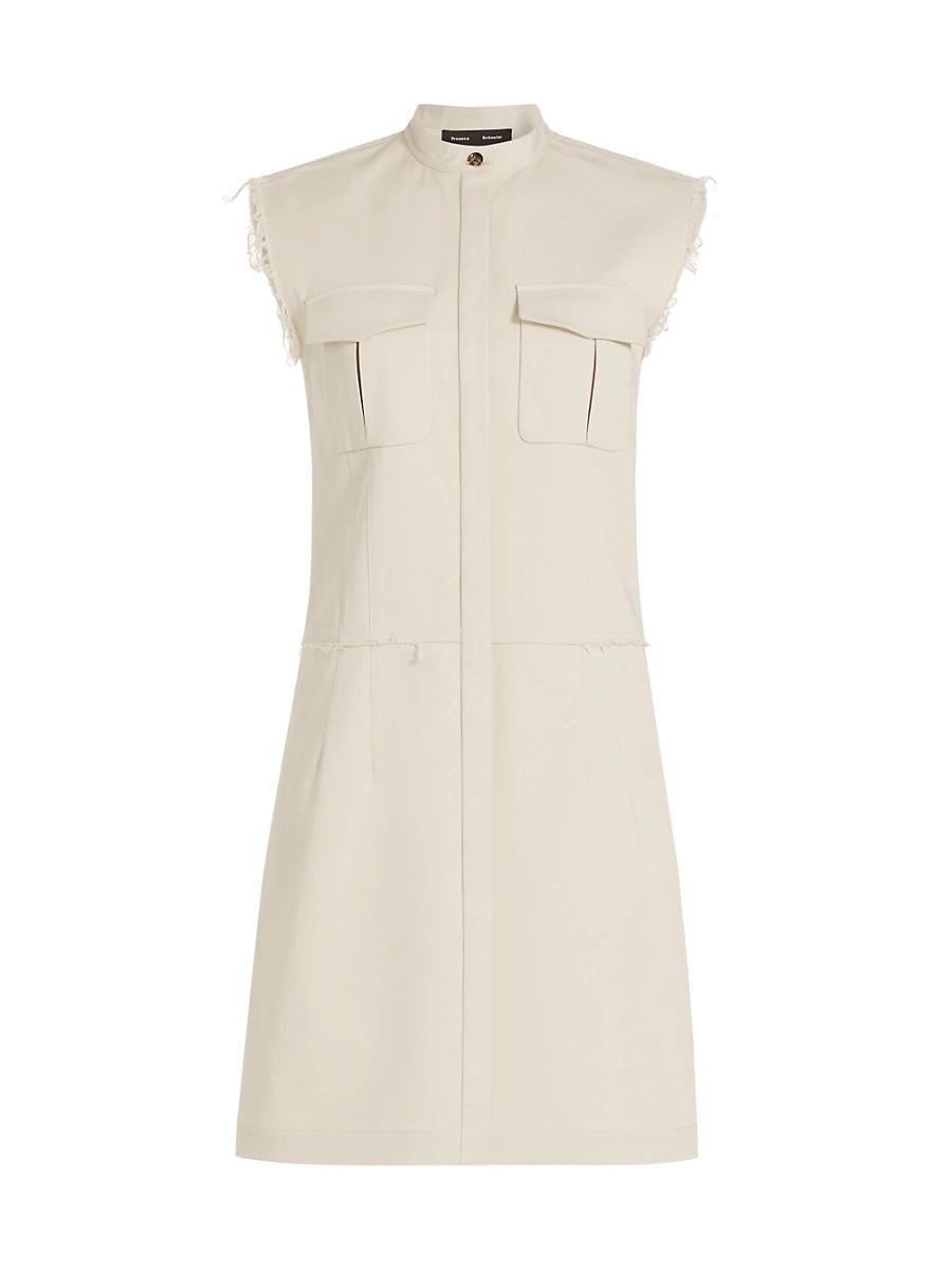 Womens Erica Cotton Twill Shift Dress Product Image