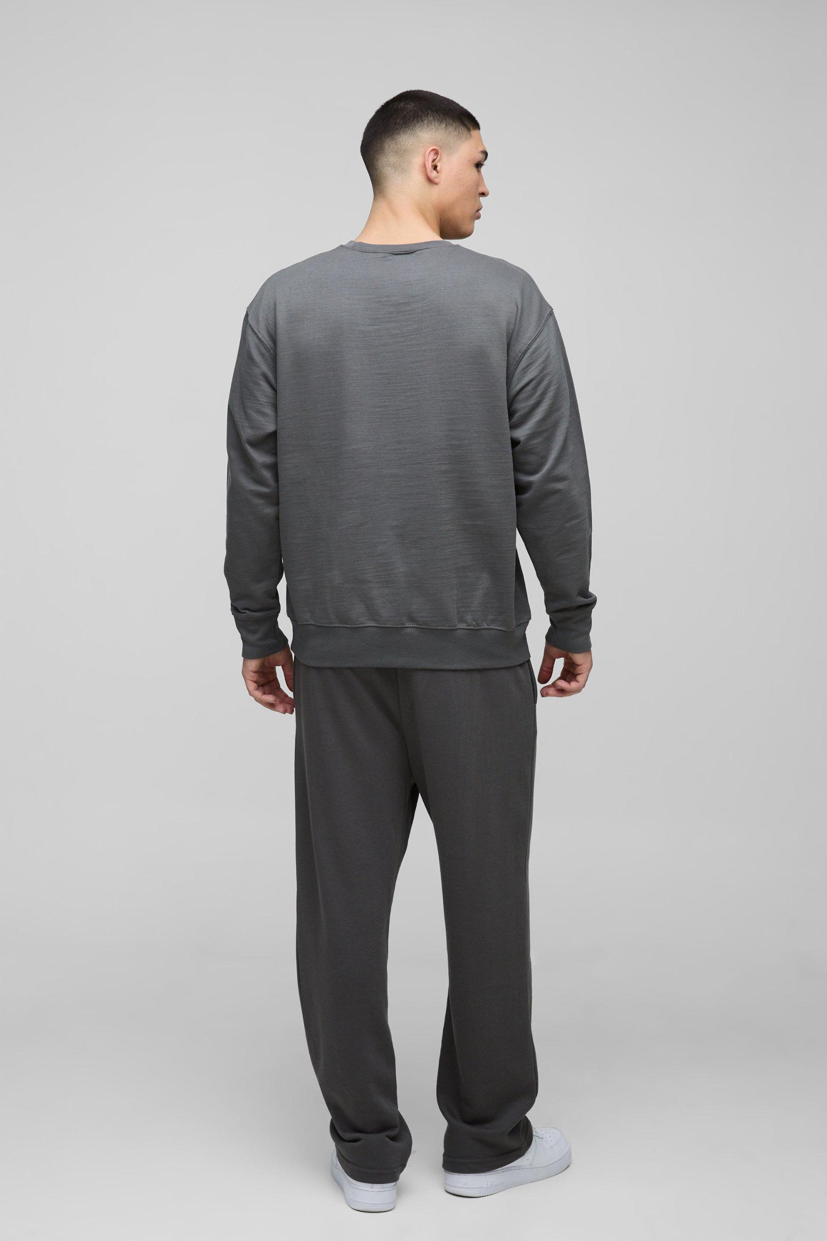 Regular Fit Bane License Print Sweatshirt | boohooMAN USA Product Image