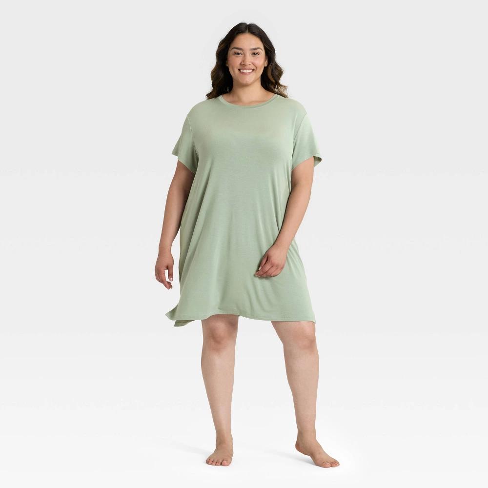 Women's Cloud Knit Pajama T-Shirt Dress - Auden™ Product Image