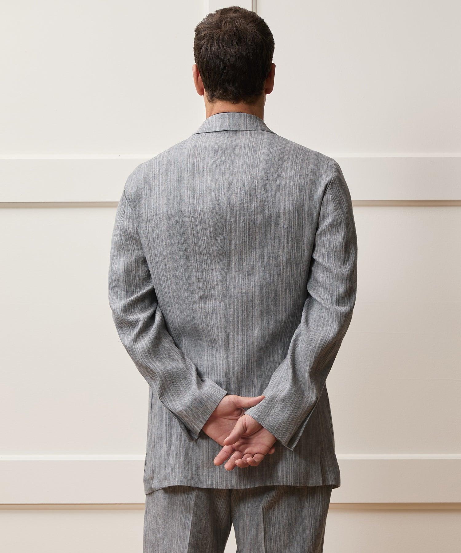 Italian Linen Multi-Stripe Wythe Suit Product Image