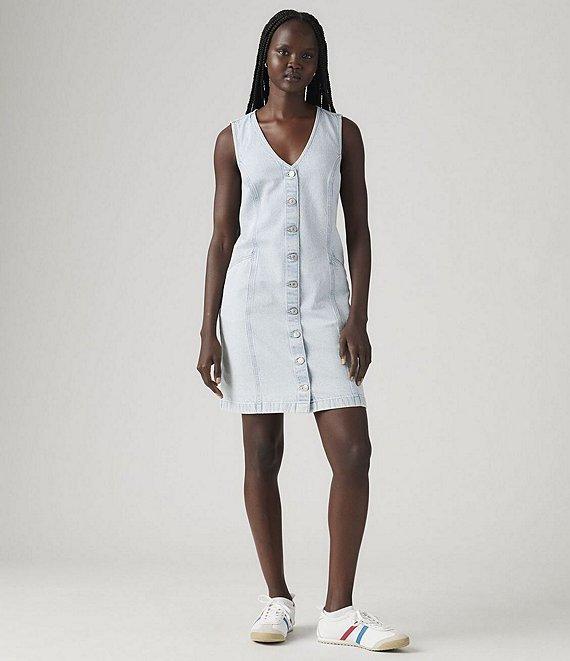 Levi's® Vianna Sleeveless A-Line Denim Dress Product Image