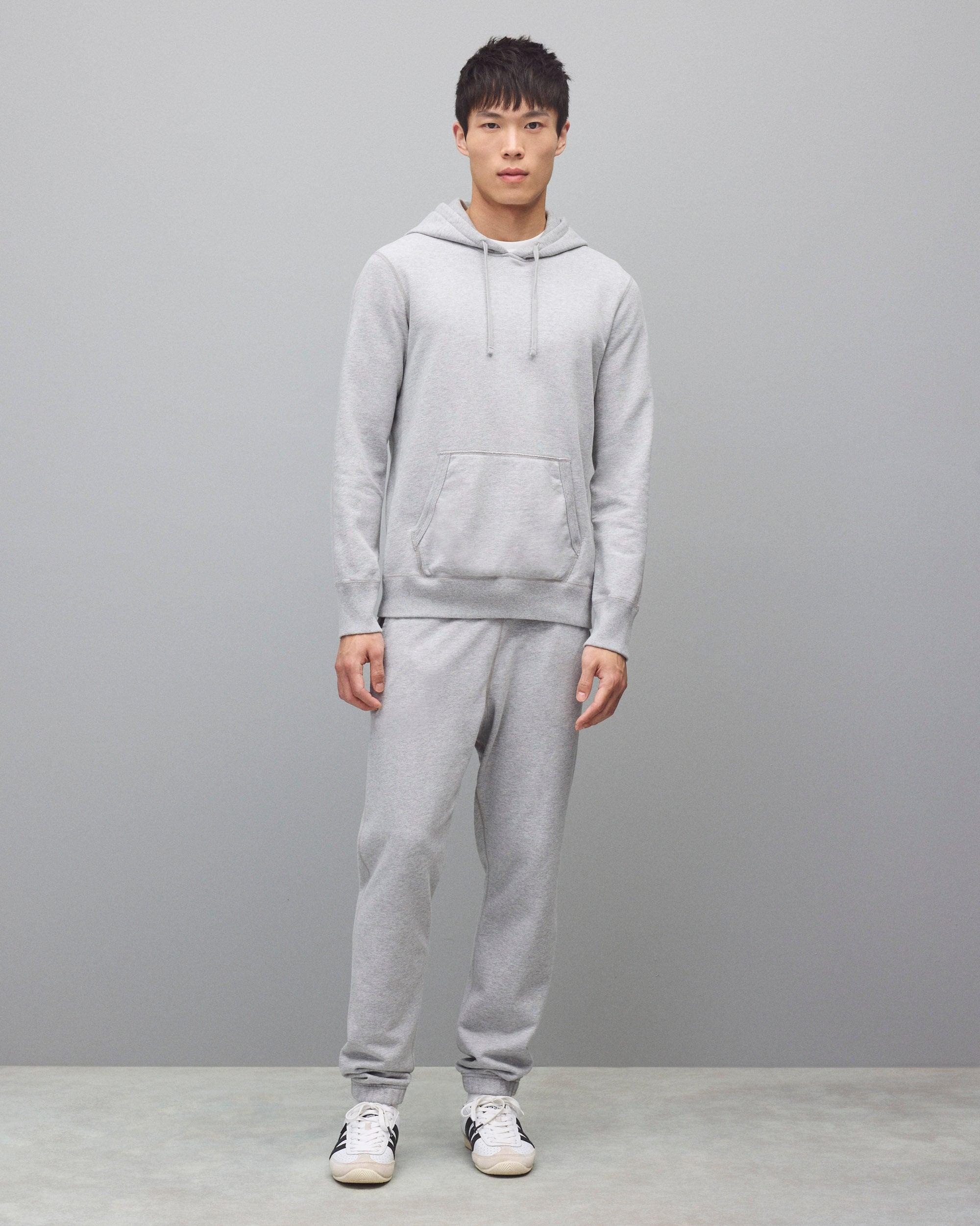 Midweight Terry Slim Hoodie Male Product Image
