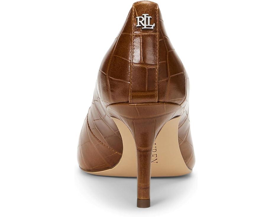 Lynden Burnished Leather Pumps Product Image