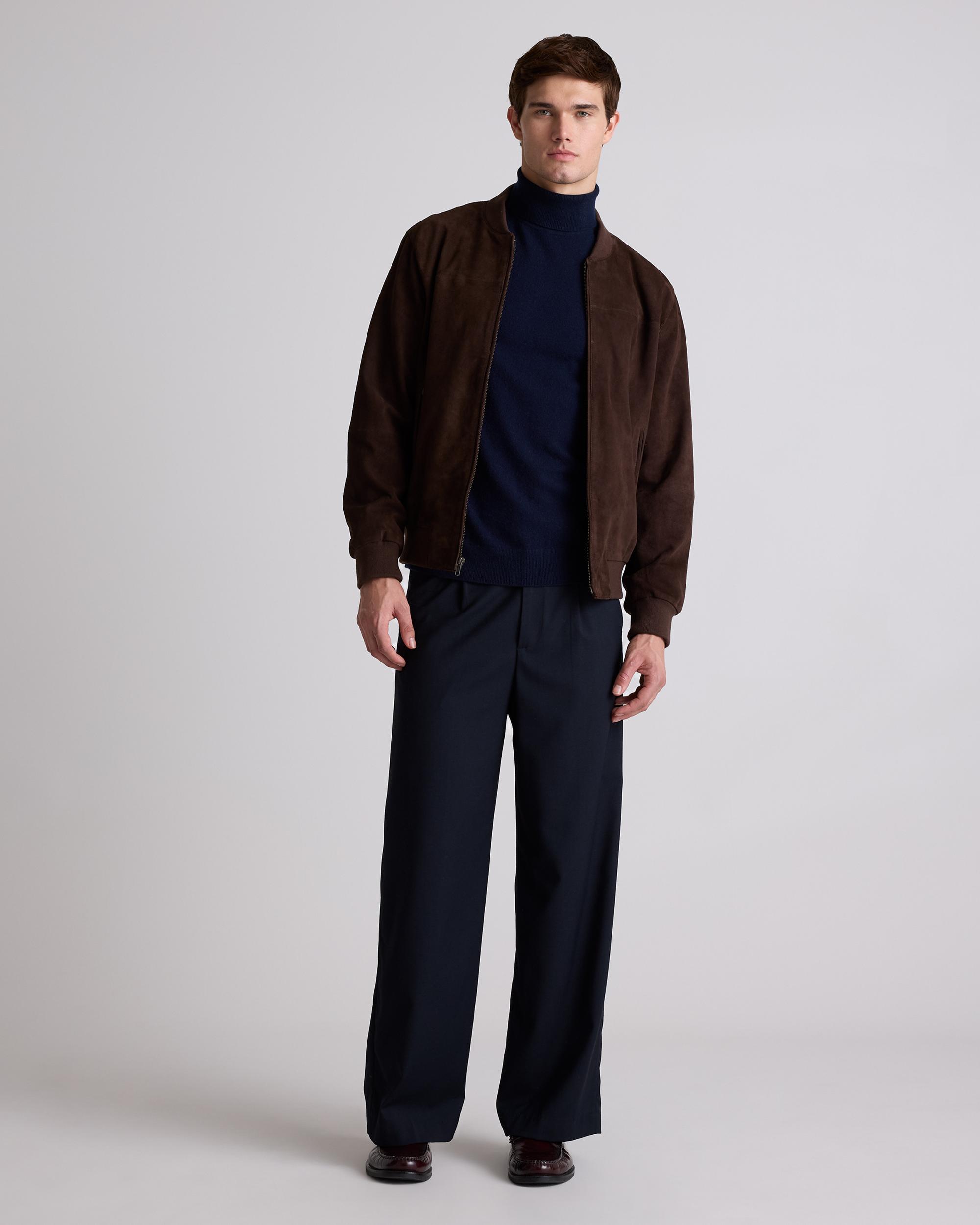 Quince | Men's 100% Suede Bomber Jacket Suede Leather Product Image