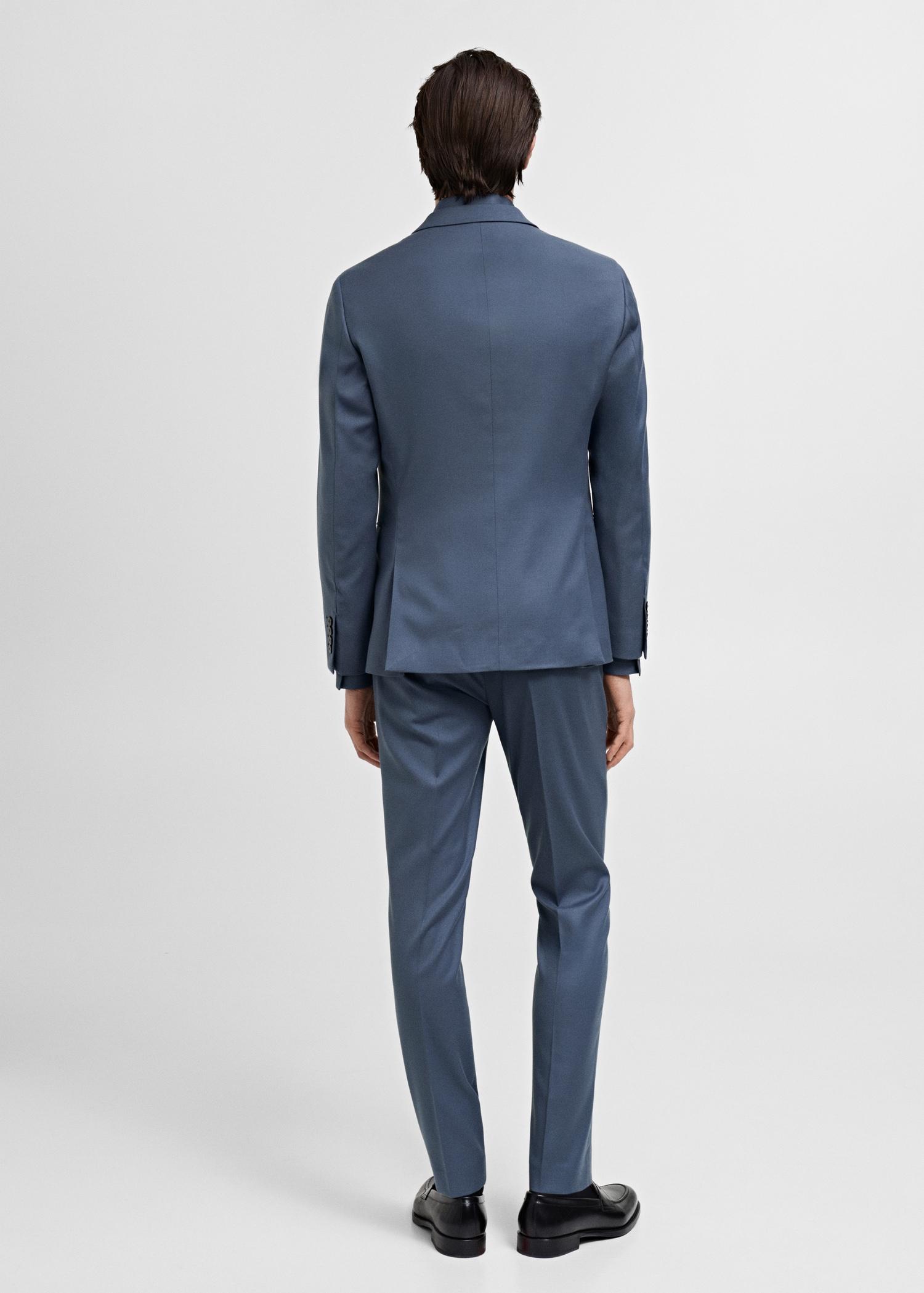 Super slim-fit suit jacket in stretch fabric - Men | MANGO USA Product Image