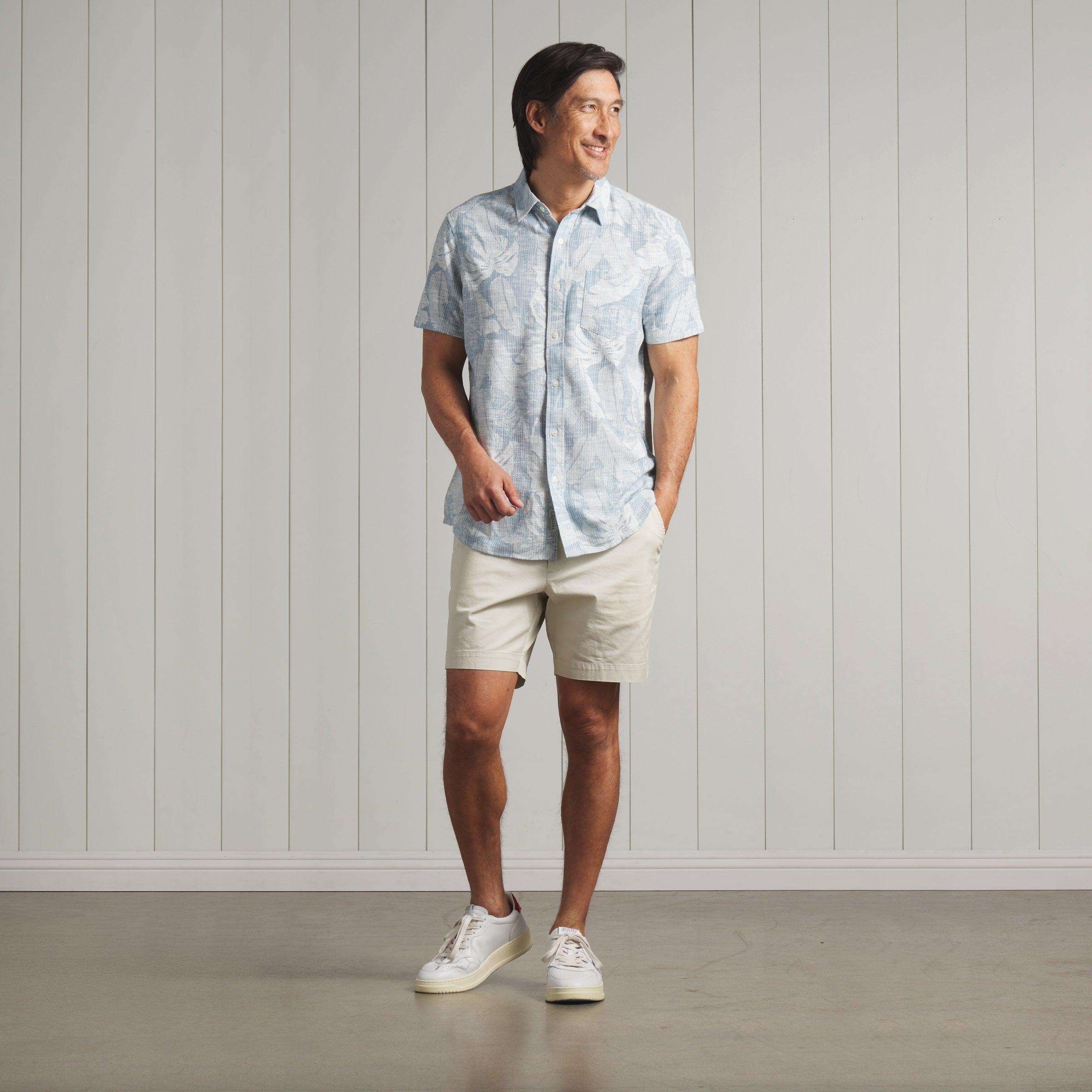 Madras Cottage Loom Printed Shirt - Mr. Chow Print Product Image