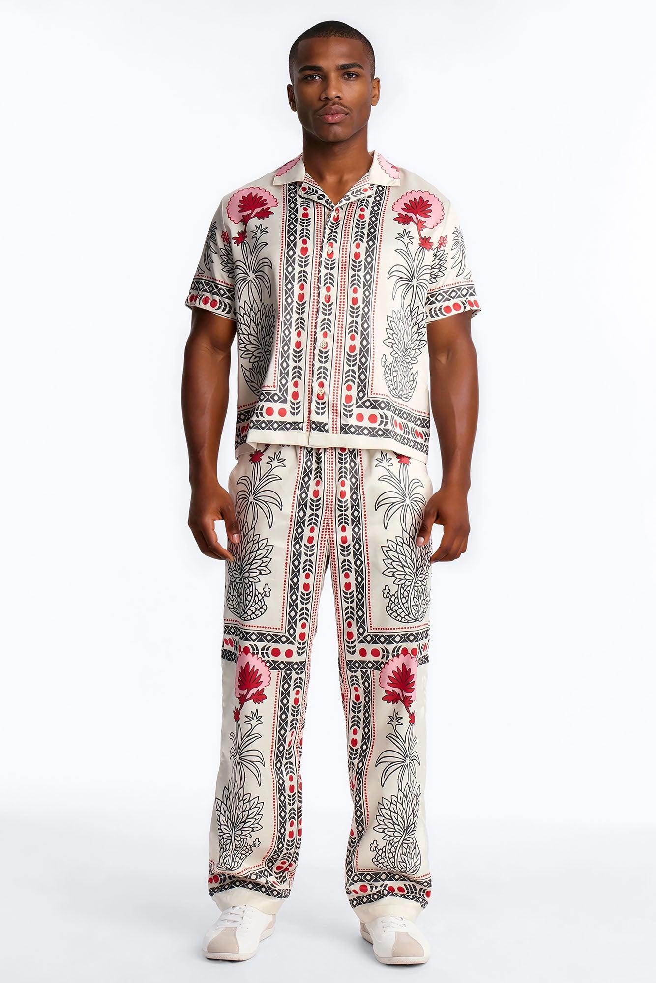 Patras Straight Pants - White Product Image