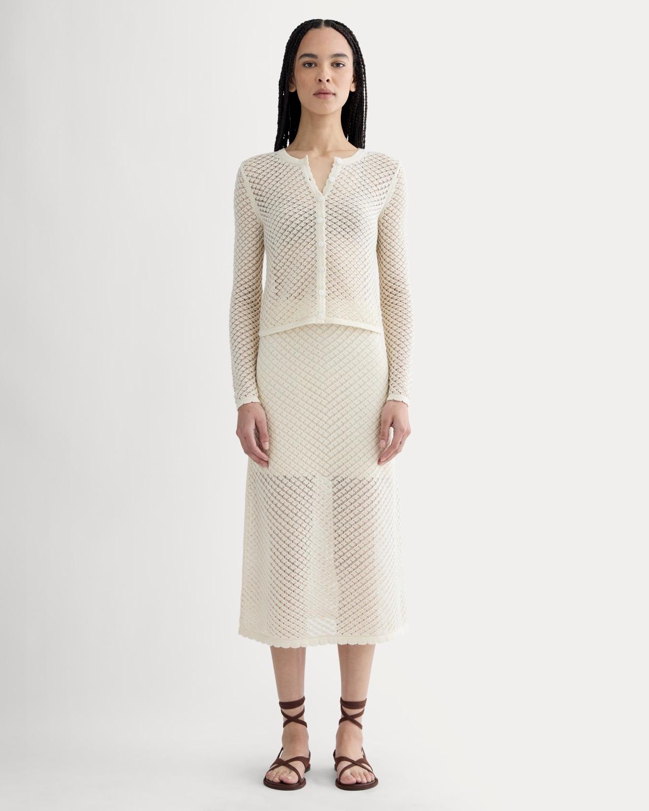 Womens Lace Knit Cardigan by Everlane Product Image