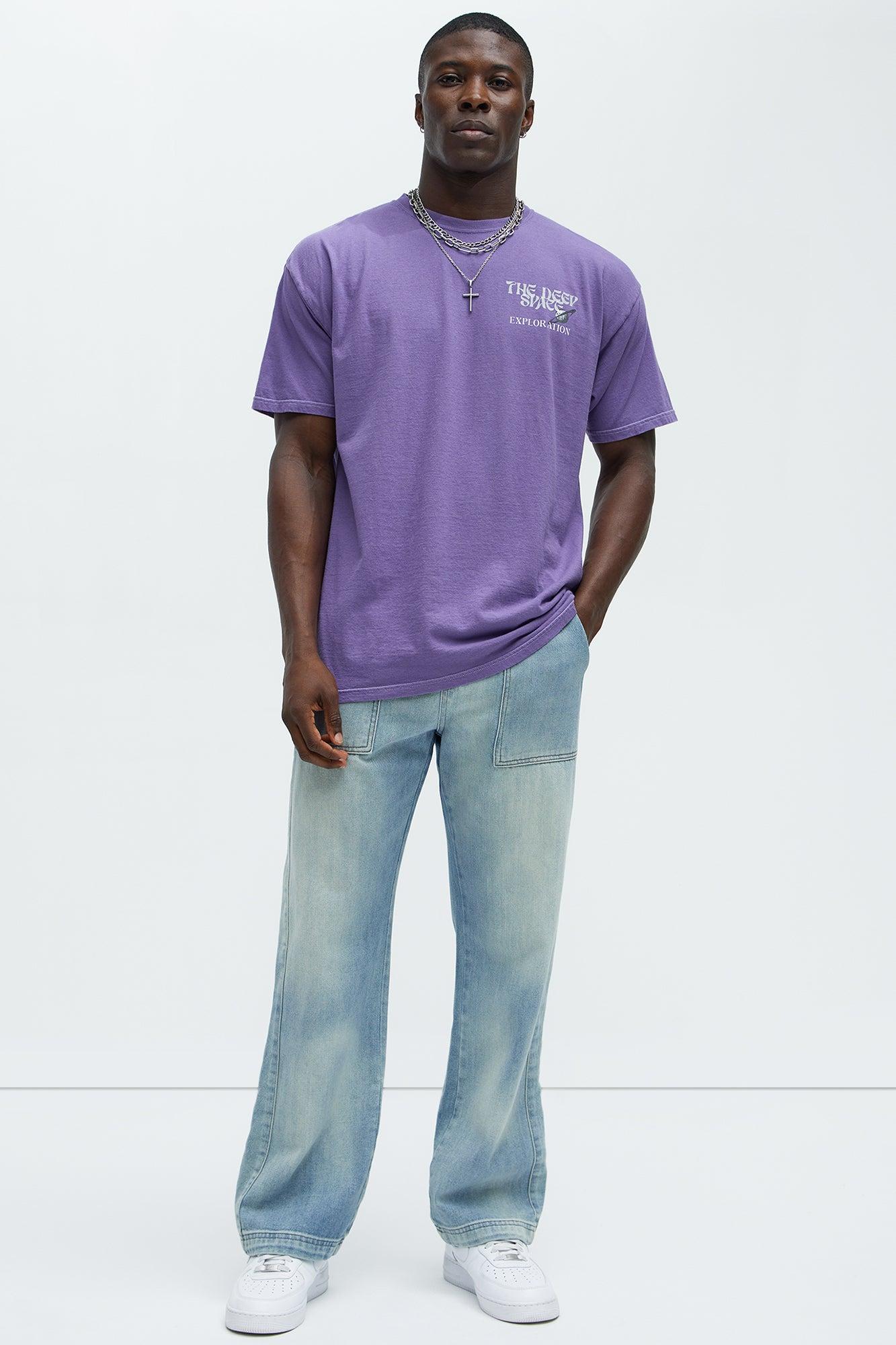 The Deep Space Exploration Short Sleeve Tee - Purple Product Image