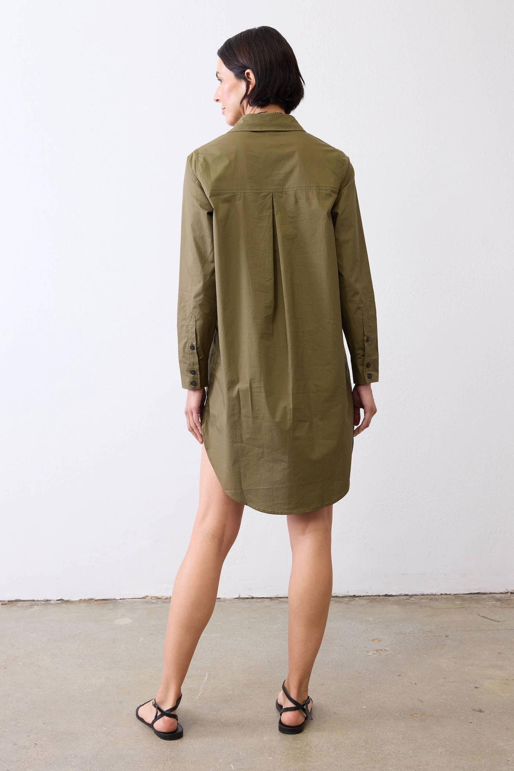 Everyday Poplin Shirt Dress Product Image