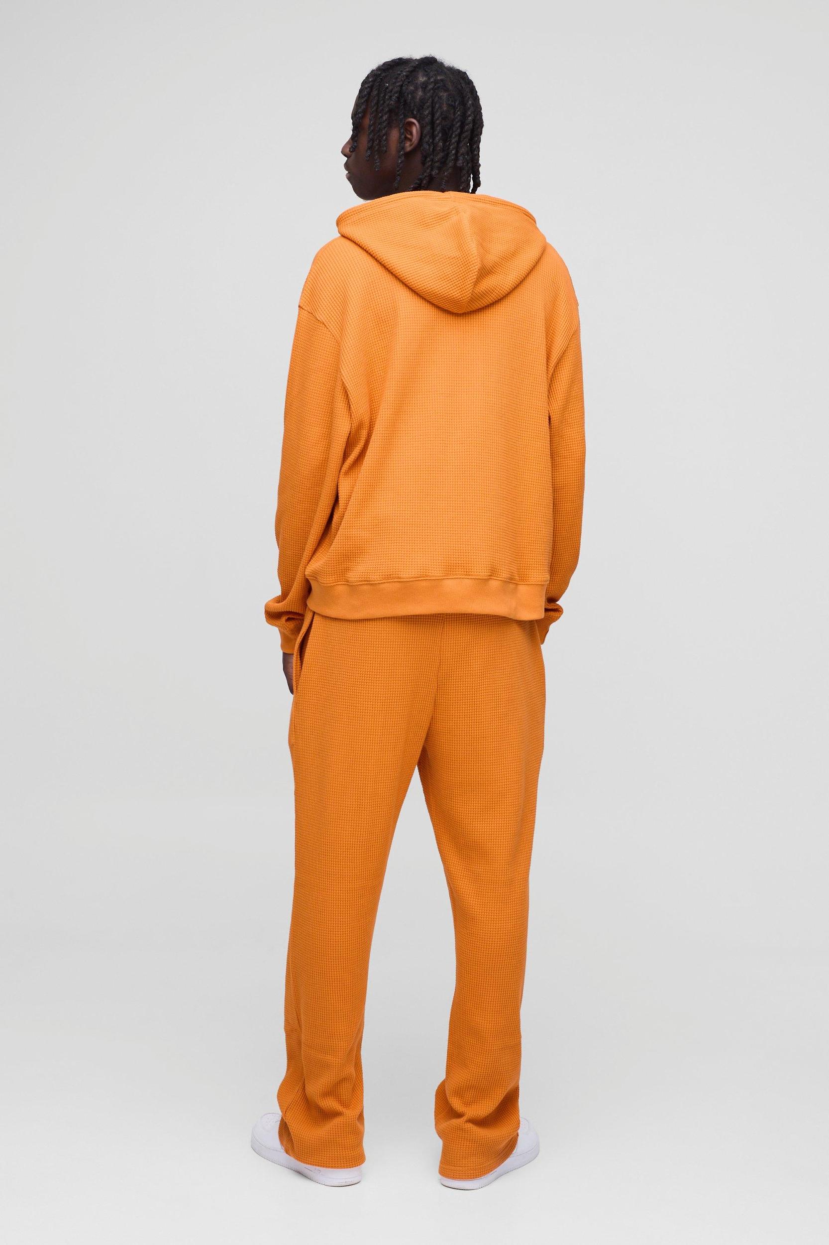 Oversized Boxy Zip Through Hoodie and Straight Leg Tracksuit | boohooMAN USA Product Image