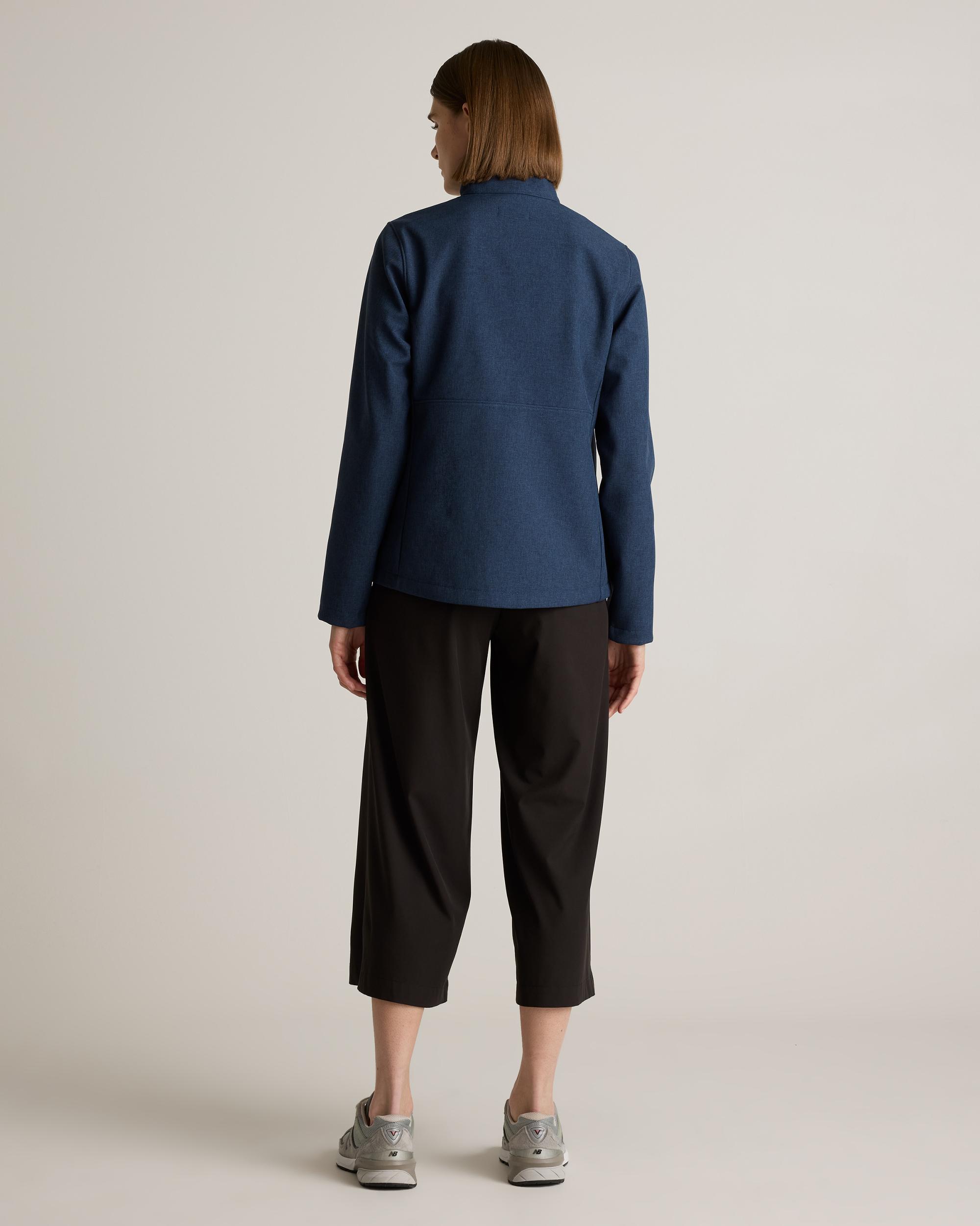 Quince | Women's Softshell Fleece-Lined Full-Zip Jacket Recycled Polyester Product Image