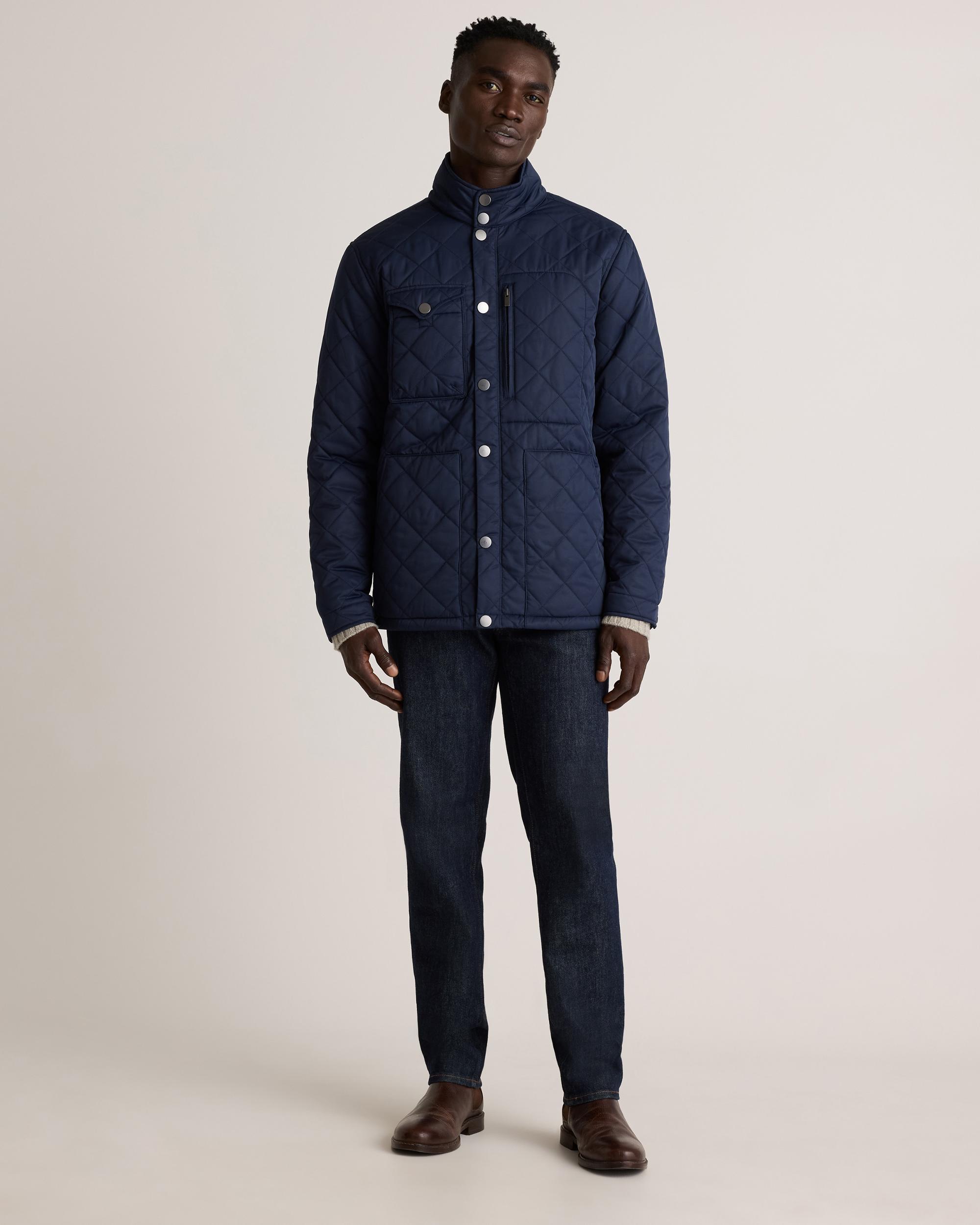 Quince | Men's Featherless Quilted Utility Jacket Nylon Product Image