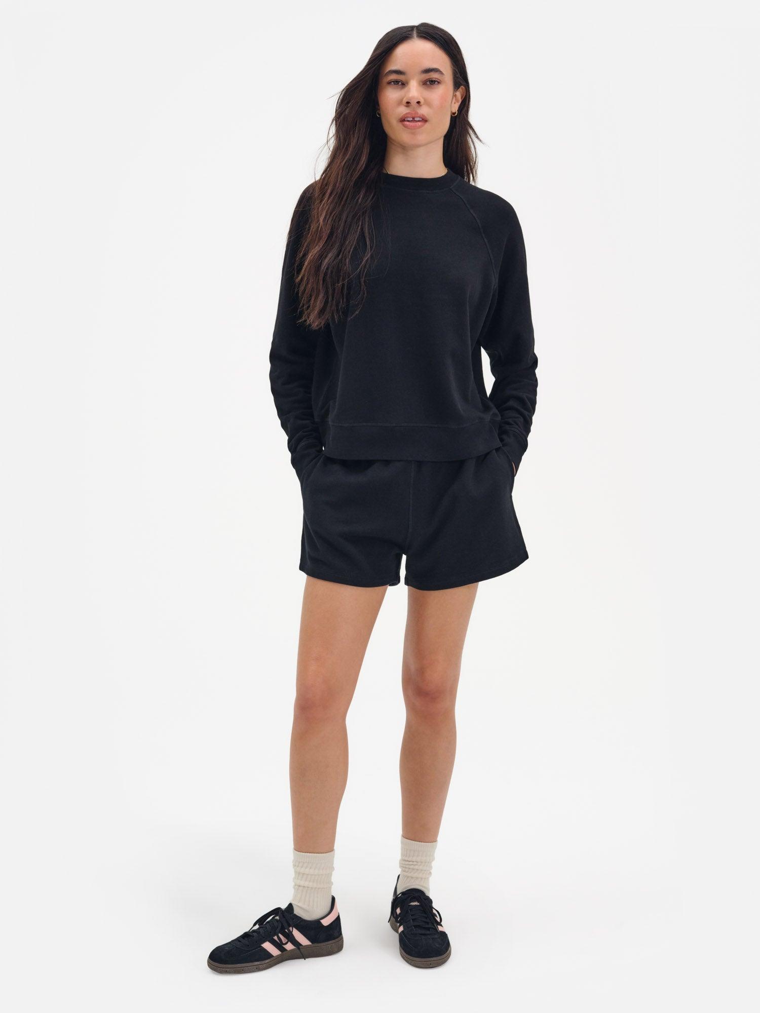 Organic Lightweight Terry Track Shorts Female Product Image